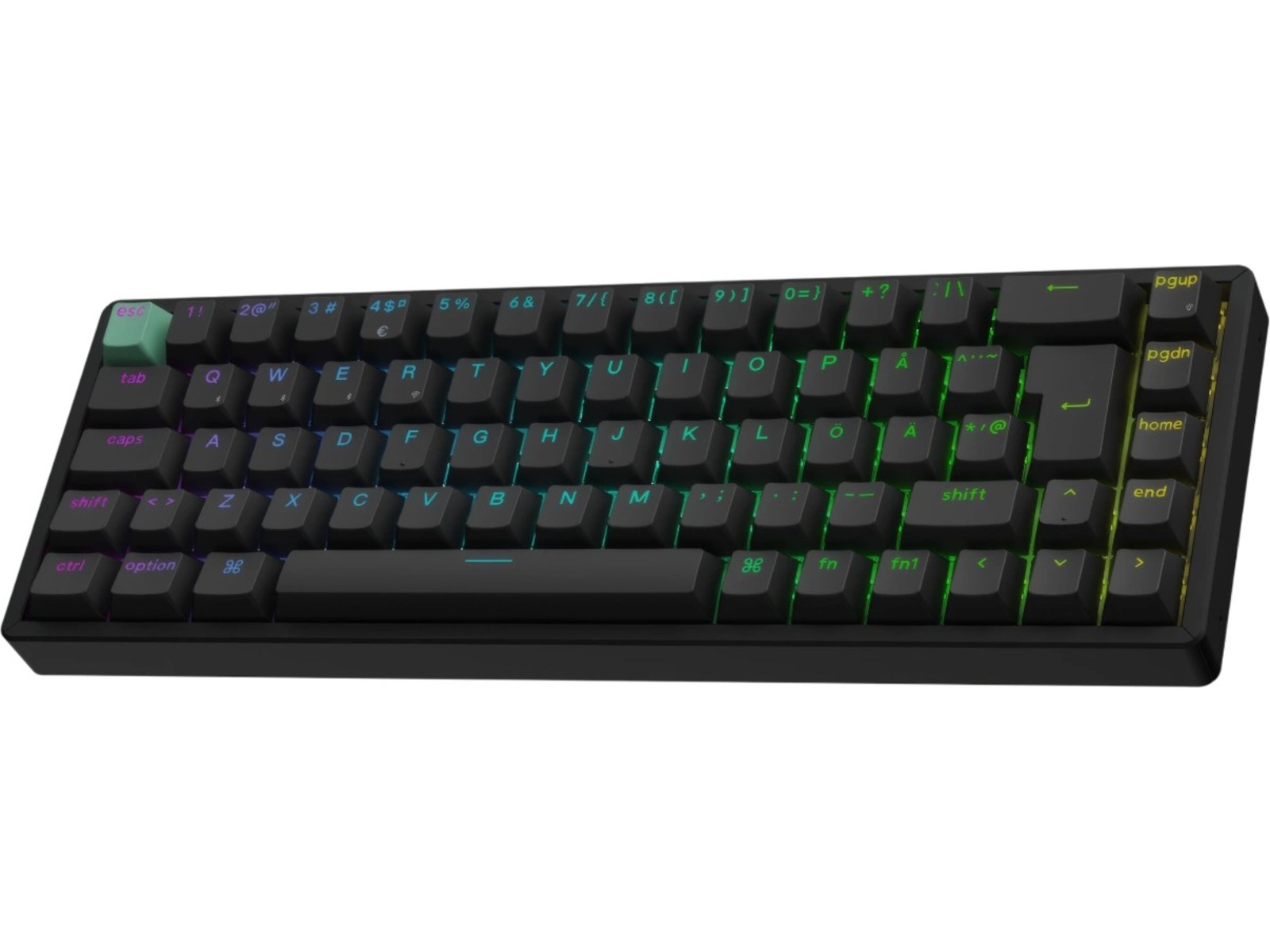 Keychron K6 HE trådlöst gamingtangentbord (svart) Gamingtangentbord