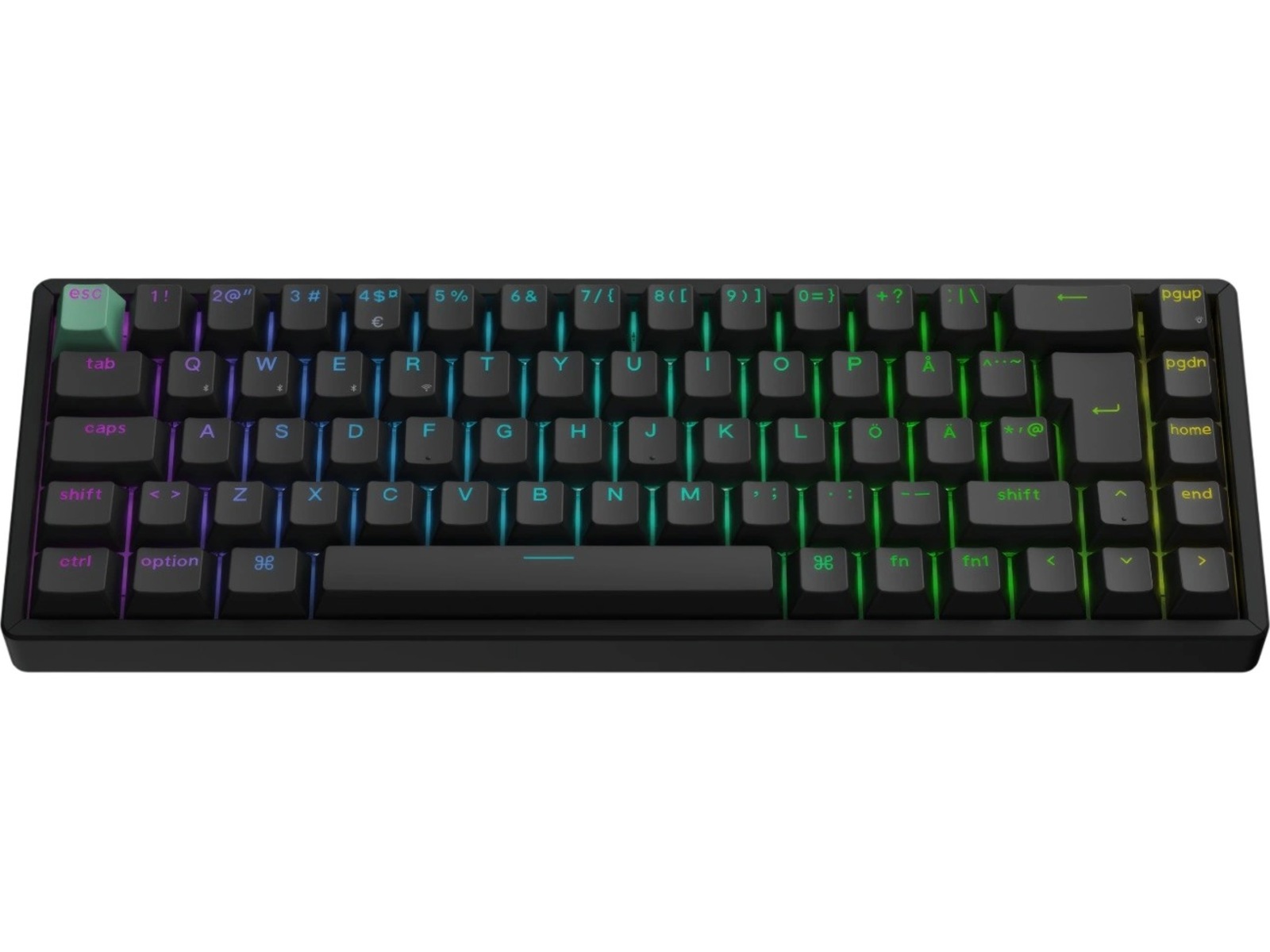 Keychron K6 HE trådlöst gamingtangentbord (svart) Gamingtangentbord