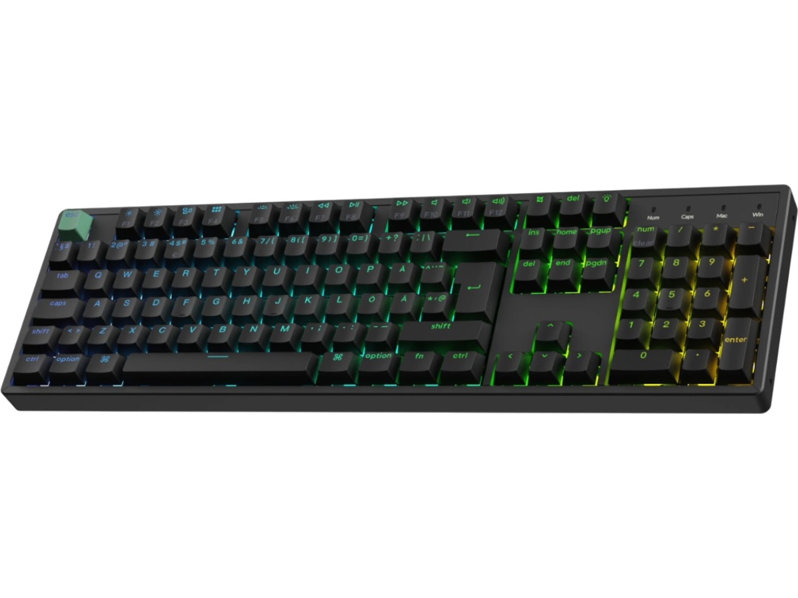 Keychron K10 HE trådlöst gamingtangentbord (svart) Gamingtangentbord