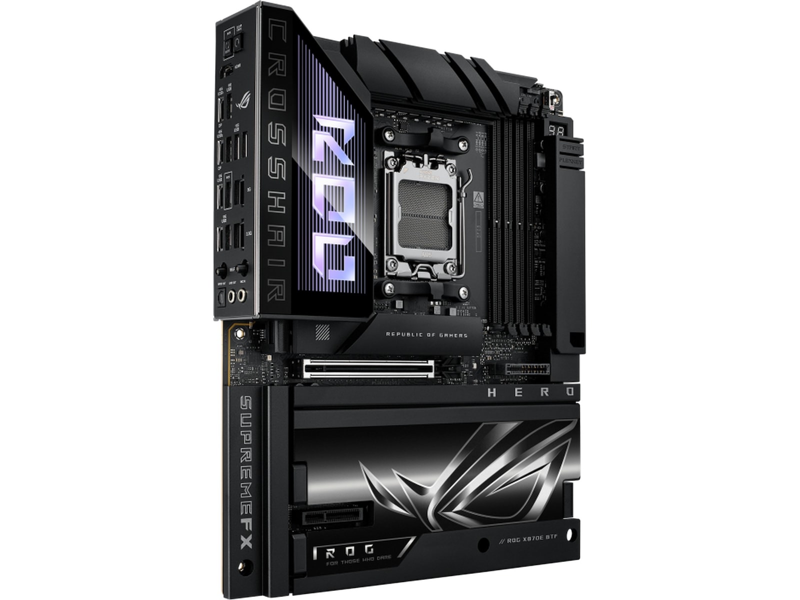 Asus ROG Crosshair X870E Hero BTF moderkort AMD Socket