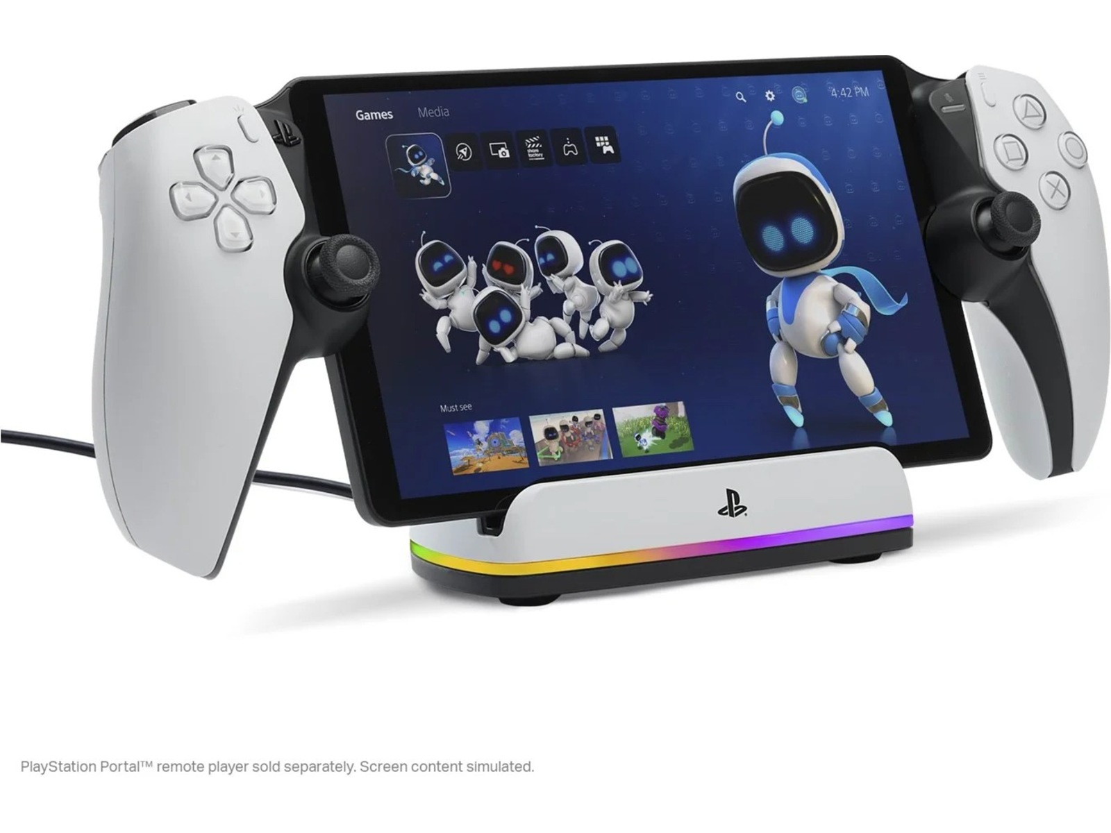 PowerA laddningsstation för PlayStation Portal Tillbehör till spelkonsoler