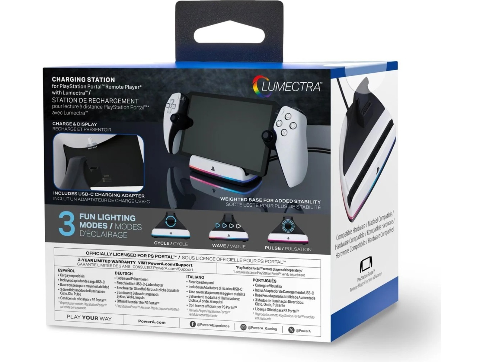 PowerA laddningsstation för PlayStation Portal Tillbehör till spelkonsoler