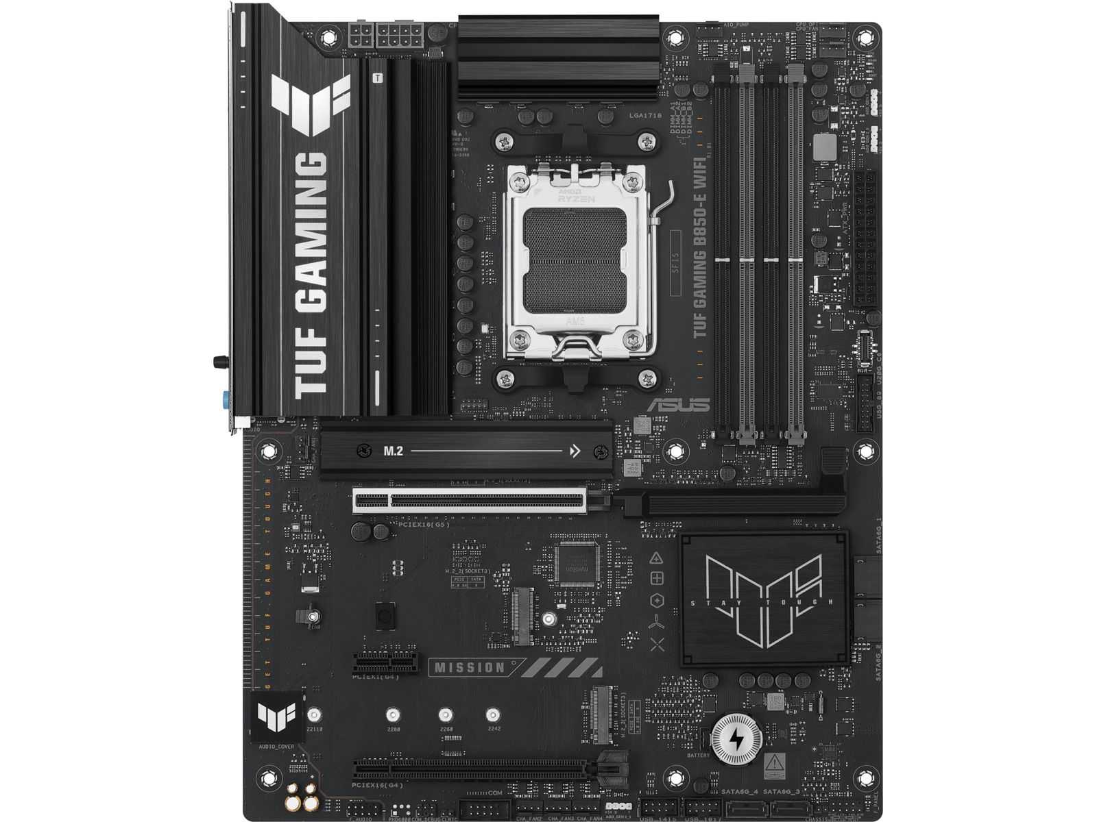 ASUS TUF GAMING B850-E moderkort WIFI -B-Grade Demo moderkort