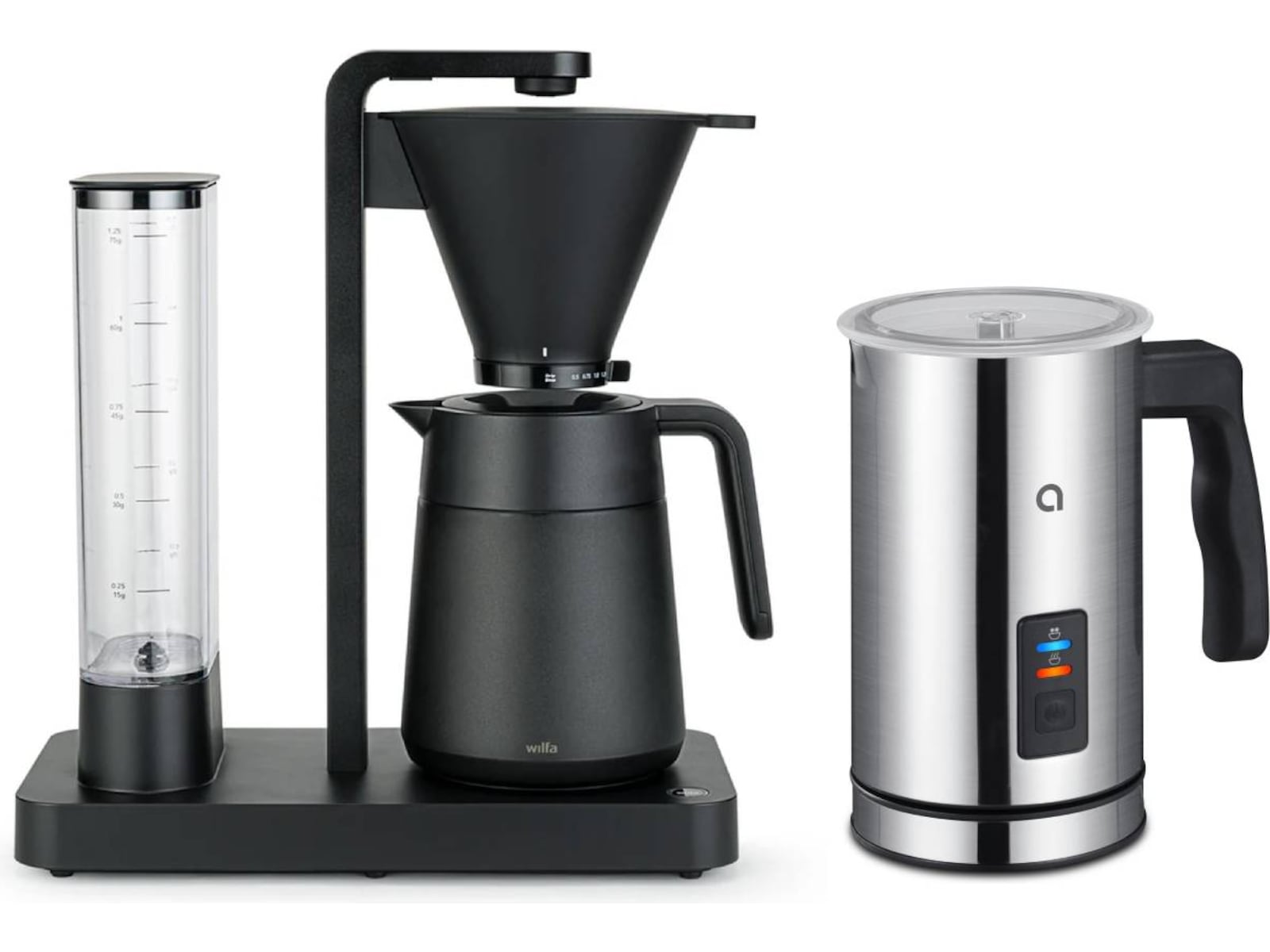 Wilfa Performance Thermo CM9B-T125 Kaffebryggare + mjölkskummare Kaffebryggare