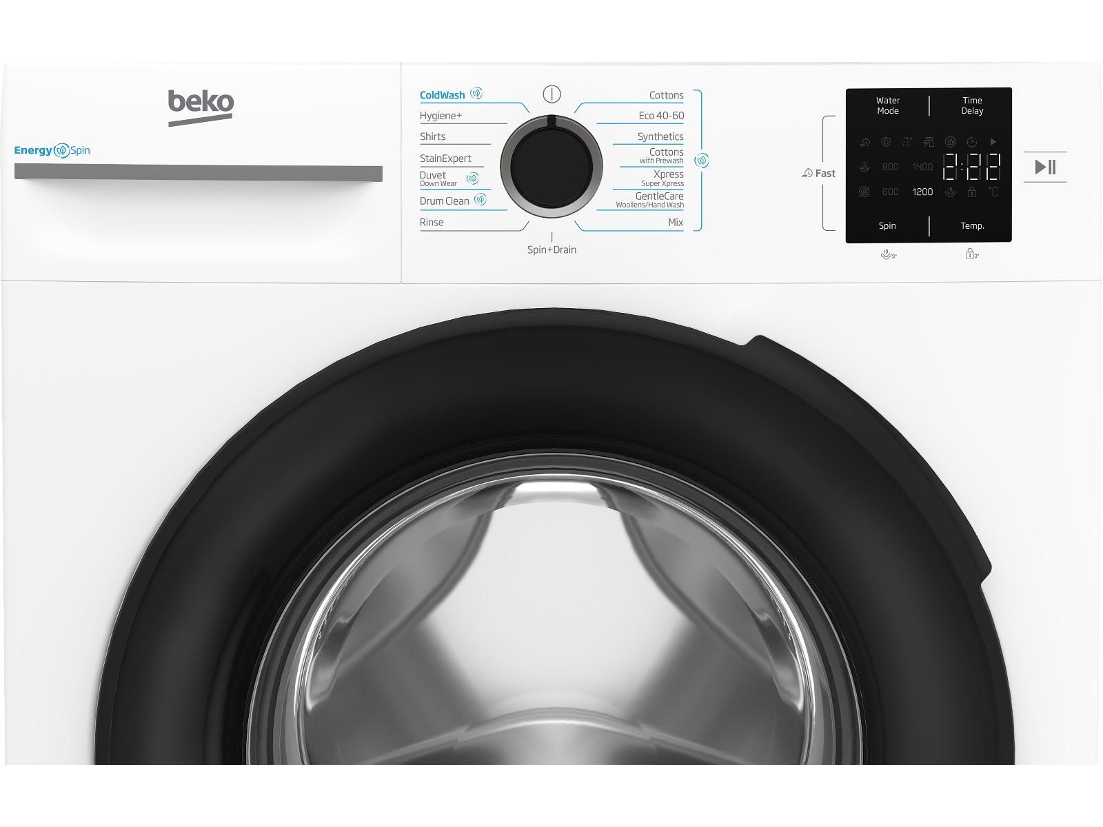 Beko KBM3WFT3941W tvättmaskin 9 kg Tvättmaskin