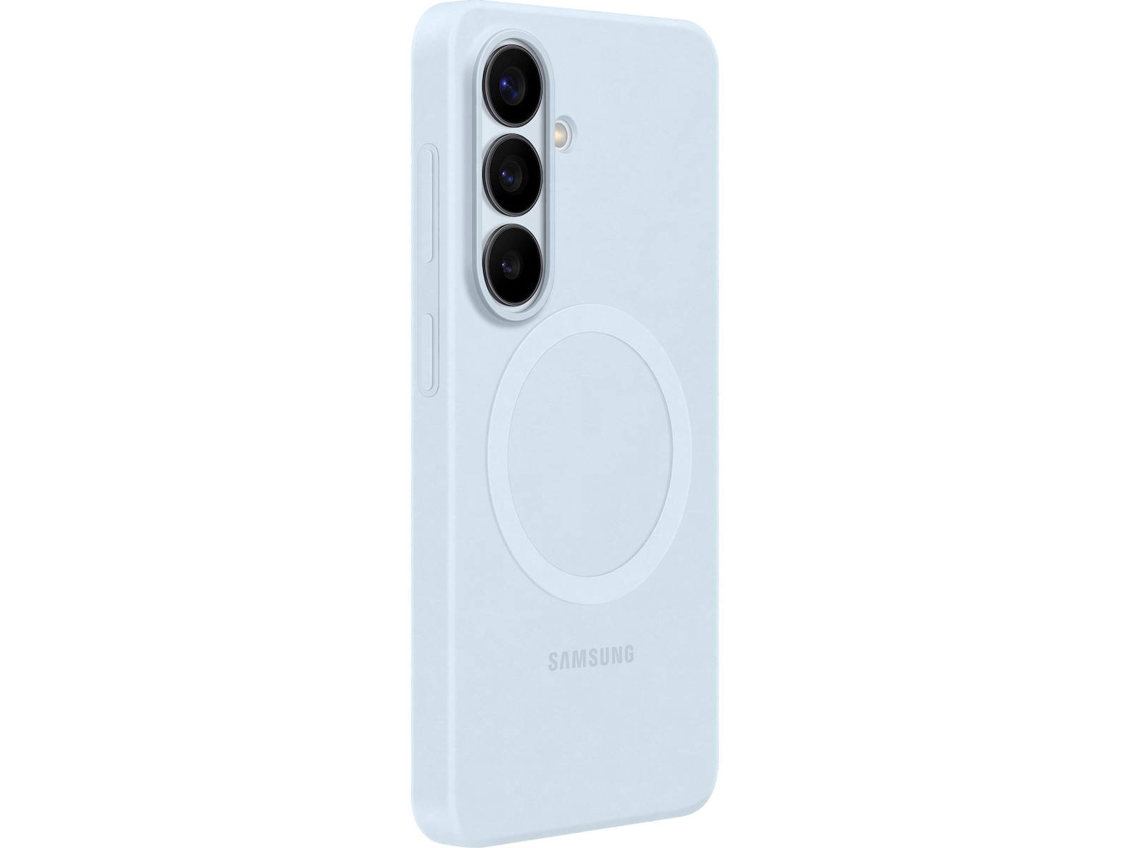 Samsung Galaxy S26 Magnet Silikonfodral (ljusblå) Mobilskal