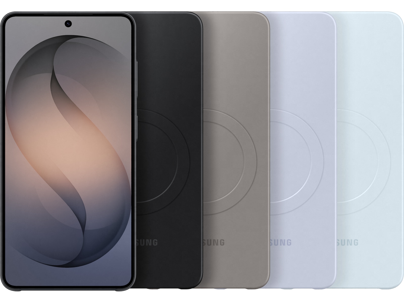 Samsung Galaxy S26 Slim Magnet Case (svart) Mobilskal