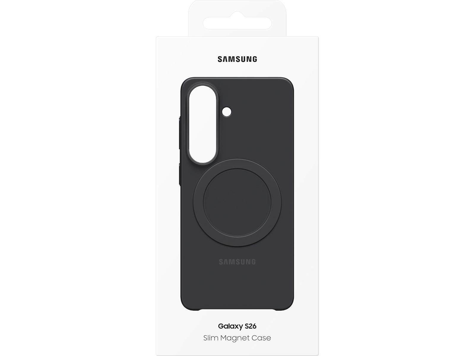 Samsung Galaxy S26 Slim Magnet Case (svart) Mobilskal