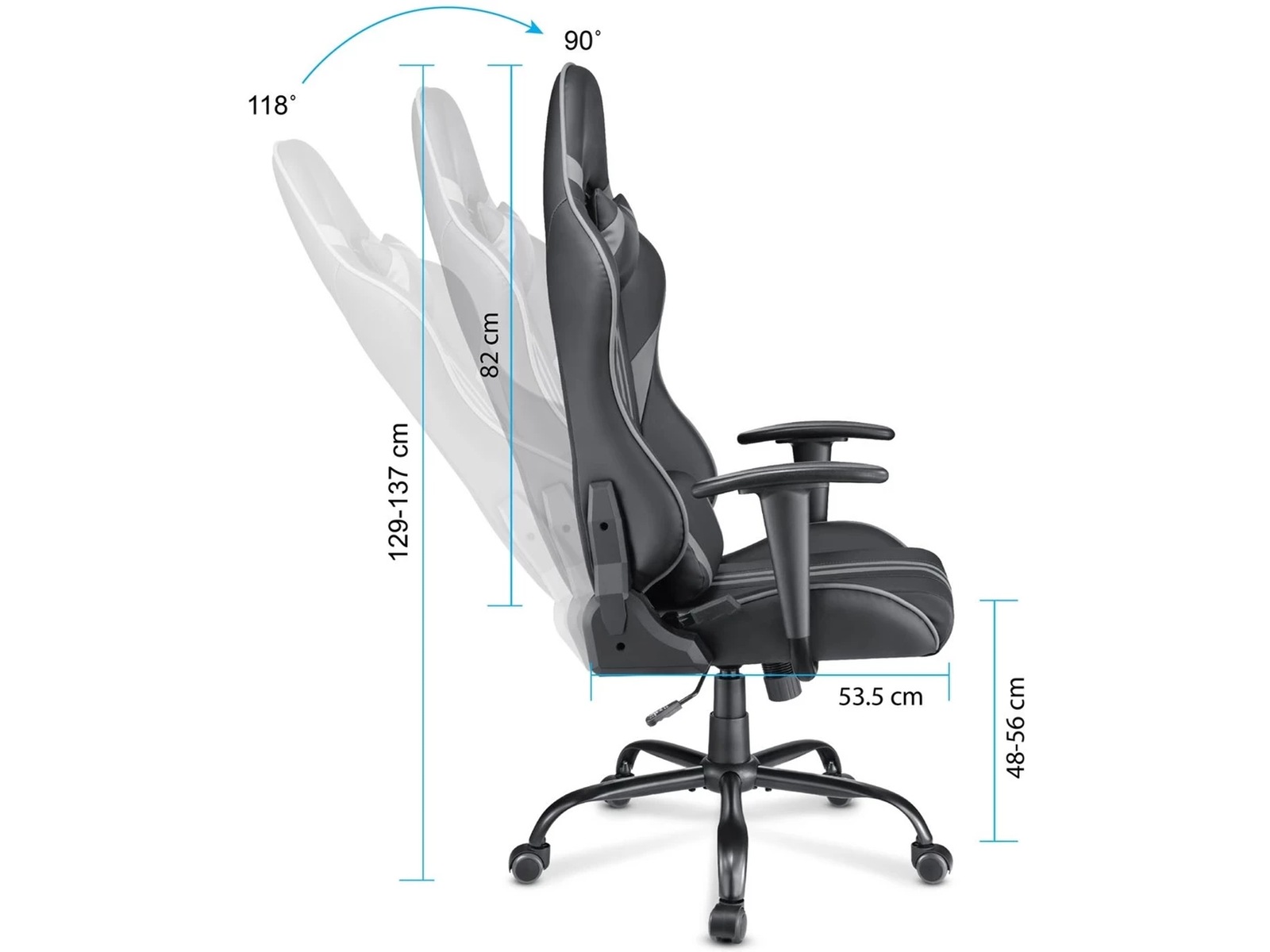Mission SG Hercules gamingstol -B-Grade Demo gaming