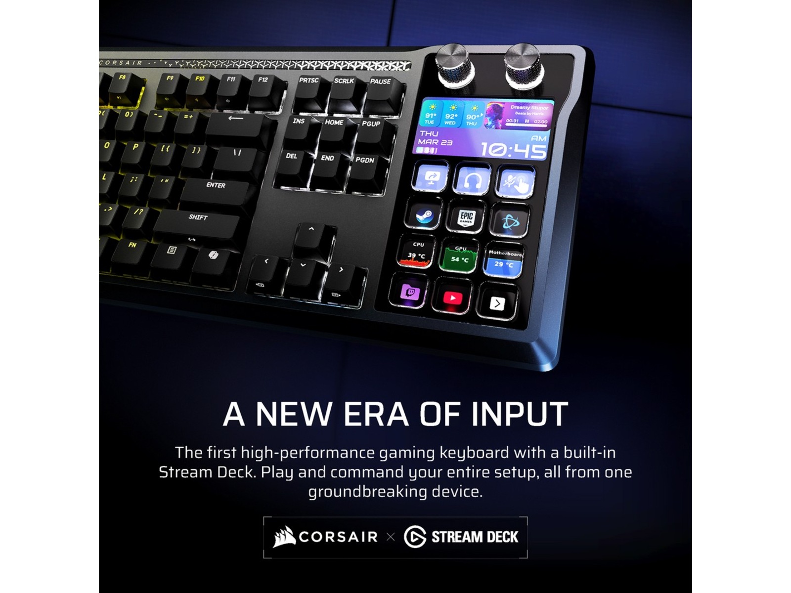Corsair GALLEON 100 SD mekaniskt gamingtangentbord RGB Gamingtangentbord
