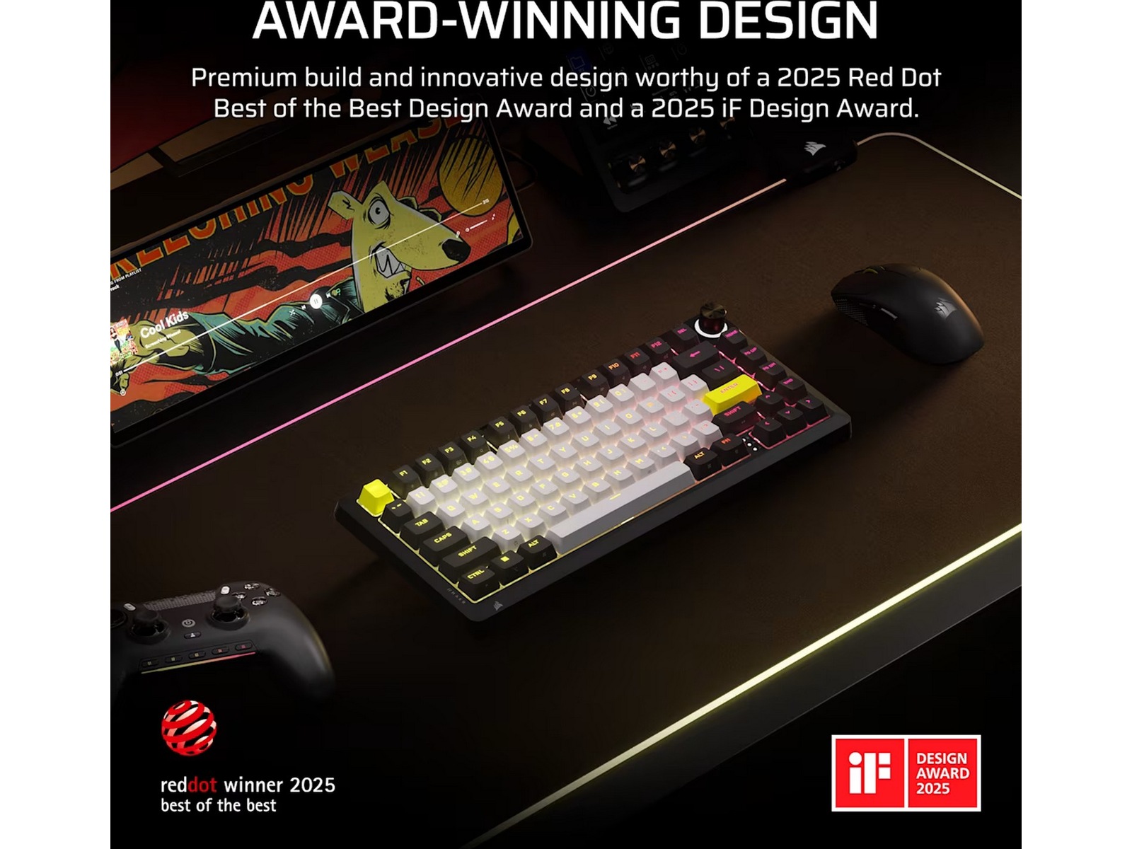Corsair MAKR PRO 75 gamingtangentbord Hall-effekt Gamingtangentbord