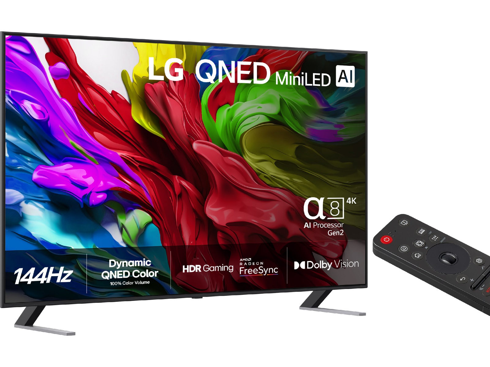 LG 86'' QNED85 evo AI MiniLED 4k smart-TV (2025) + soundbar 60 - 69 tums TV