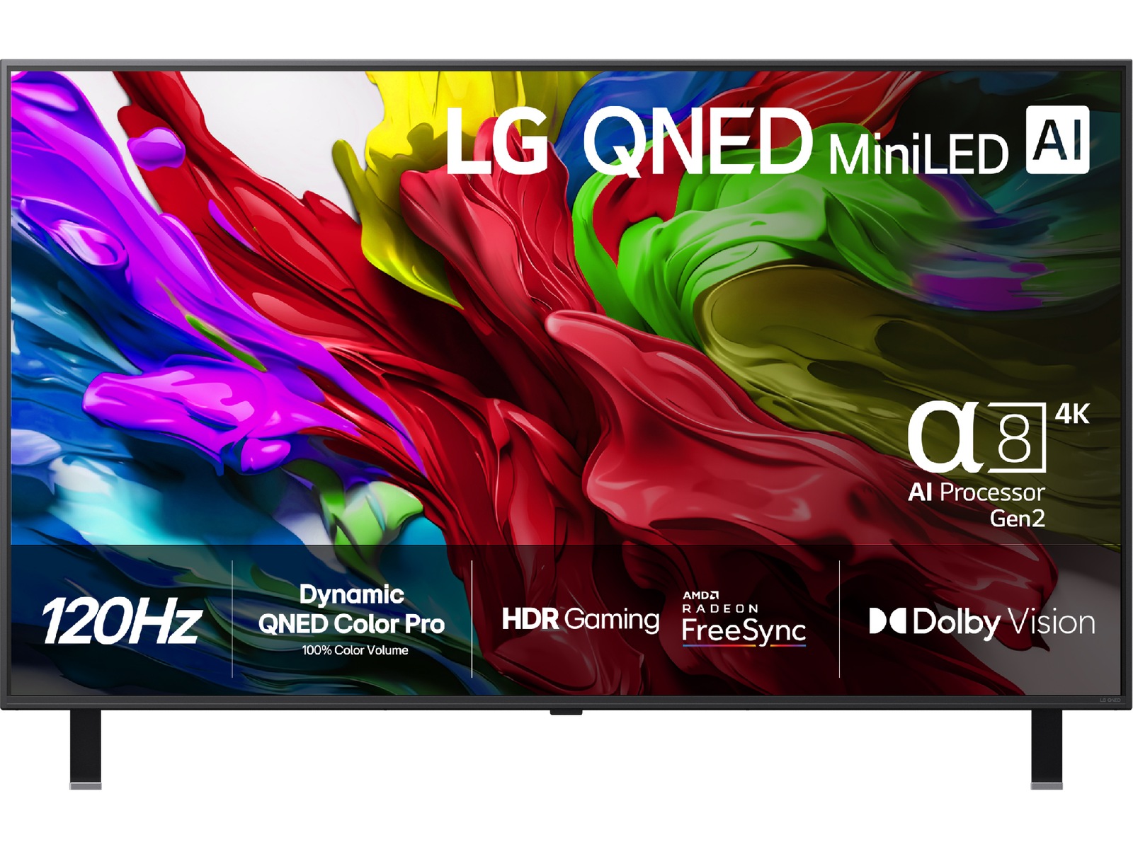 LG 55'' QNED85 evo AI MiniLED 4k smart-TV (2025) + soundbar 60 - 69 tums TV