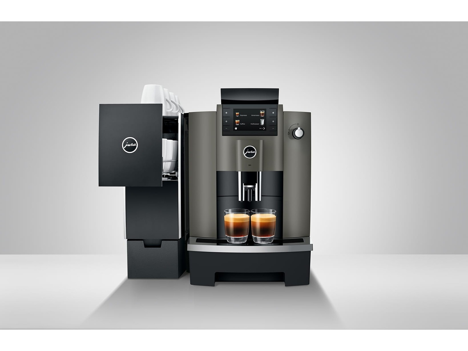 JURA W4 professionell kaffemaskin (Dark Inox) Espressomaskiner