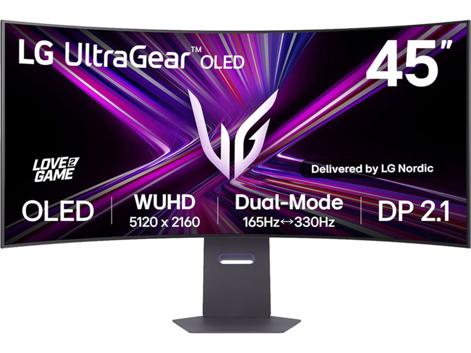 LG 45" UltraGear curved gamingskärm 45GX950A Gamingskärmar