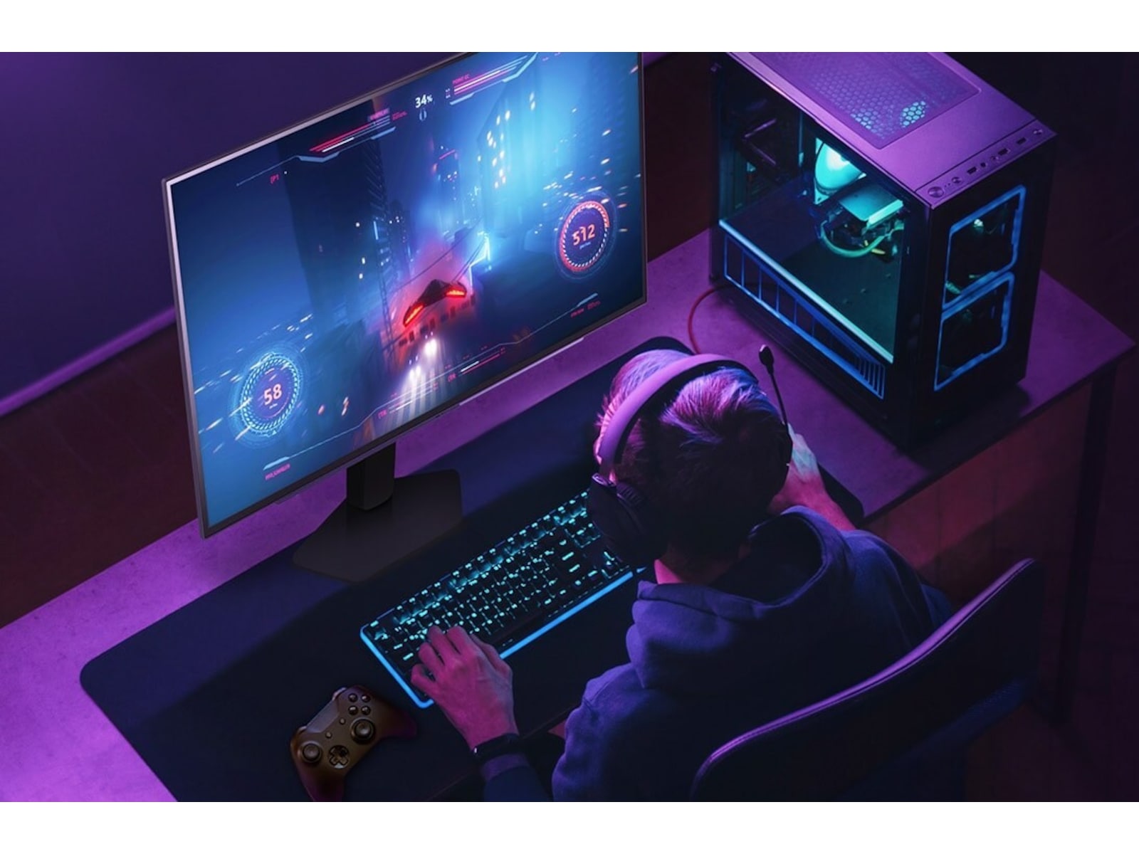 LG 27" UltraGear gamingskärm 27GX704A Gamingskärmar