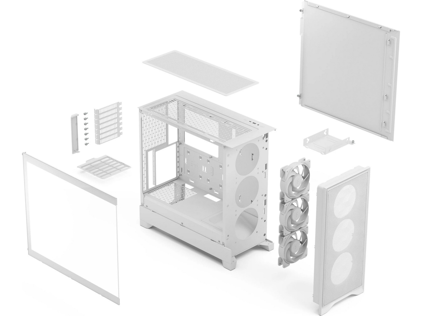 Fractal Design Pop 2 Air RGB miditorn (vit) Midi tower