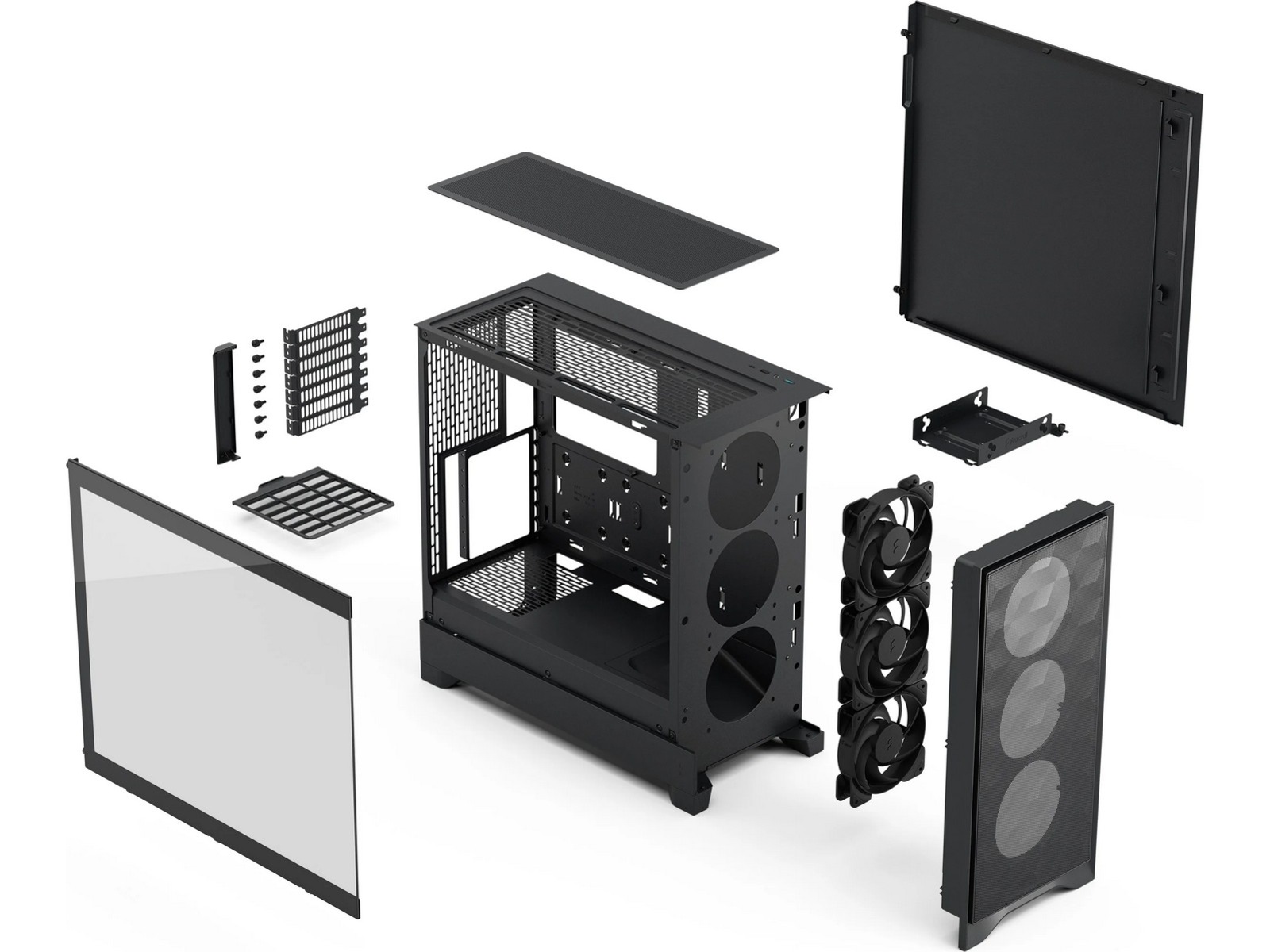 Fractal Design Pop 2 Air TG mid tower (svart) Midi tower