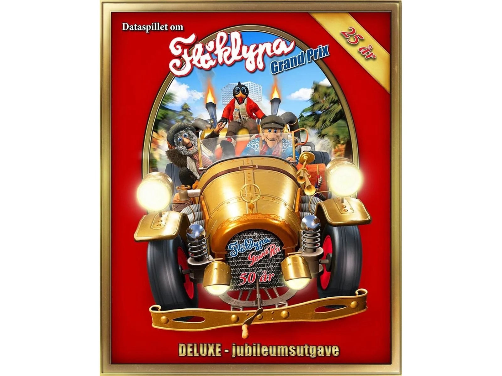 Flåklypa Grand Prix DELUXE jubileumsutgåva PC Spel till PC