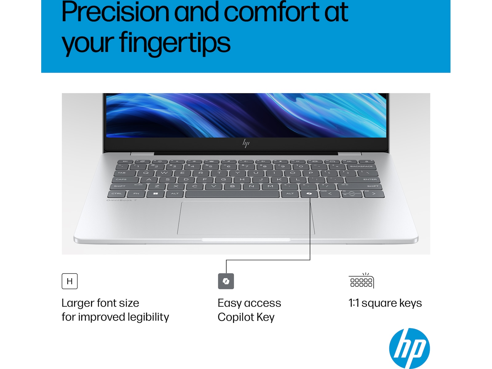 HP OmniBook 7 AI 14-fr0071no 14" 2K OLED -B-Grade Demo bärbara datorer