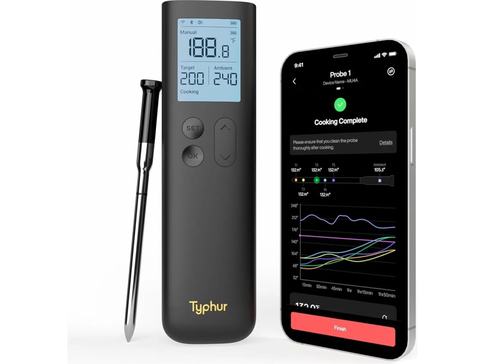 Typhur Sync Gold Lite köttermometer Övriga köksapparater