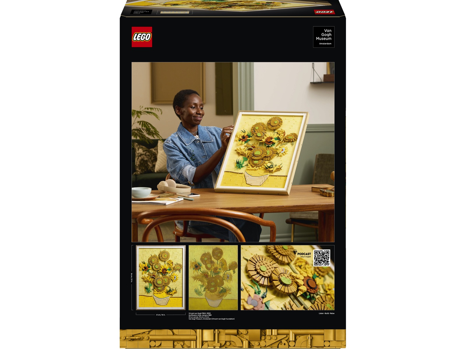 LEGO ART Vincent van Gogh – solrosor 31215 LEGO