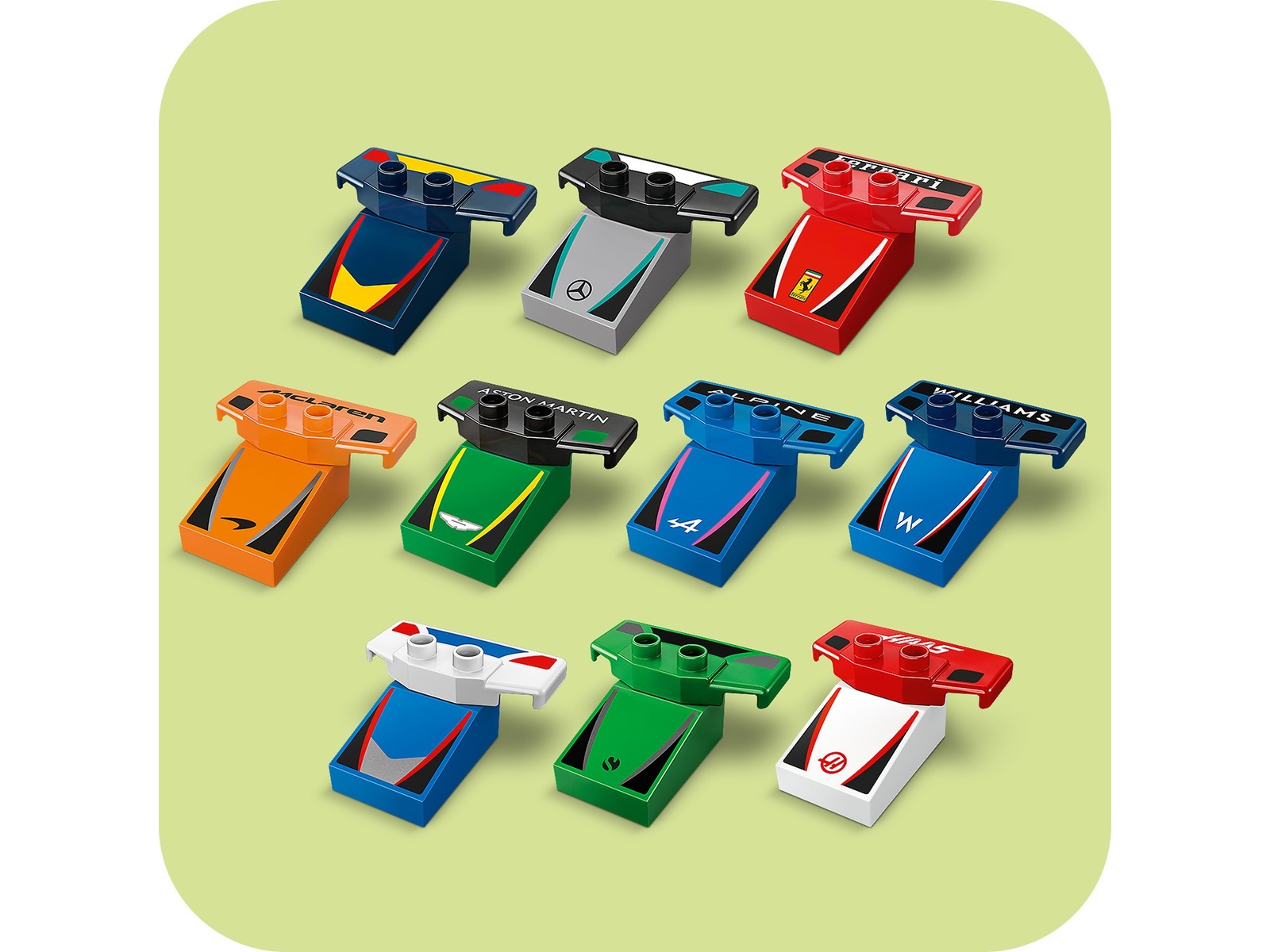LEGO DUPLO Town F1 Team med racerbilar och förare 10445 LEGO