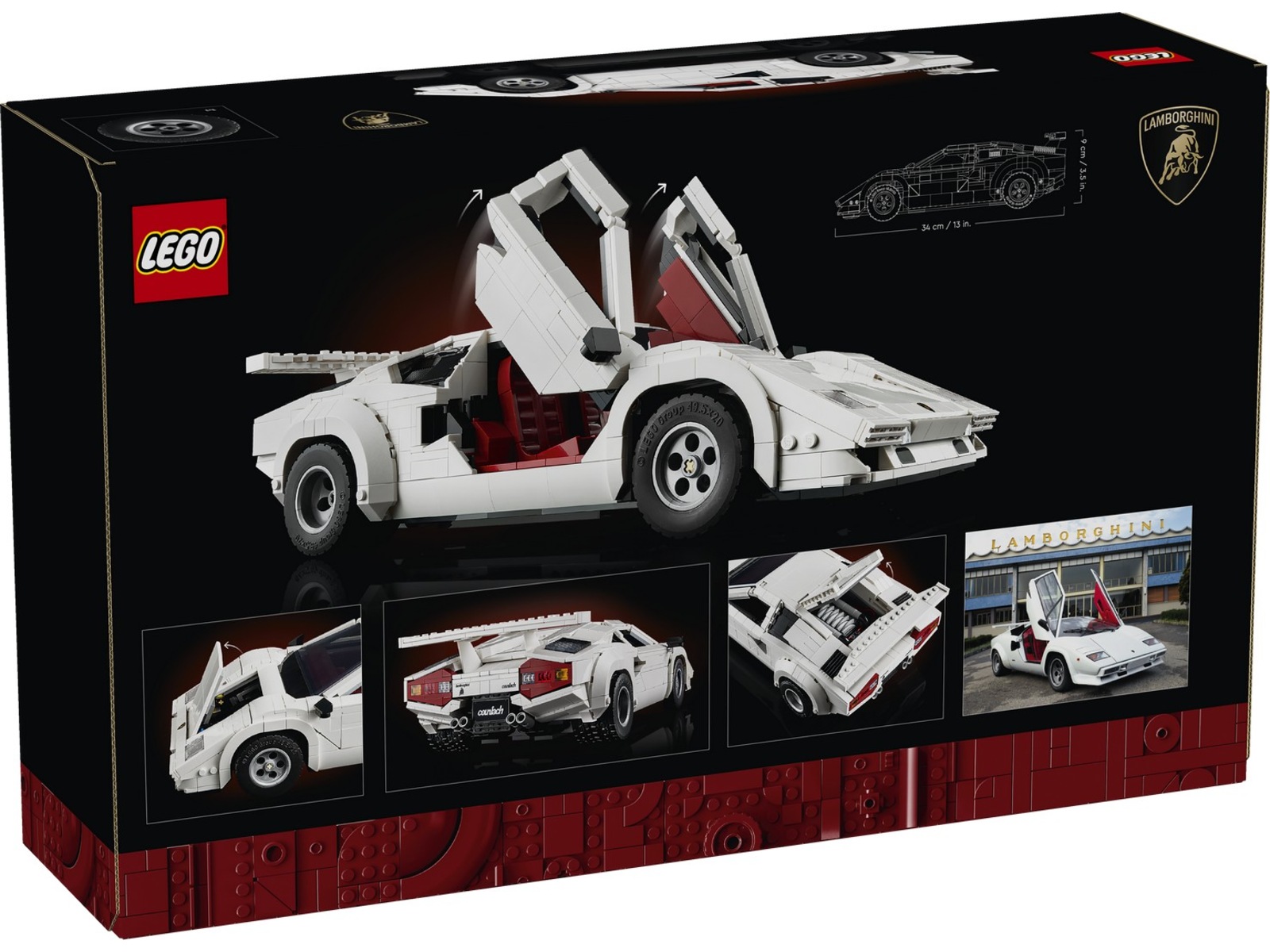 LEGO Icons Lamborghini Countach 5000 Quattrovalvole 10337 LEGO
