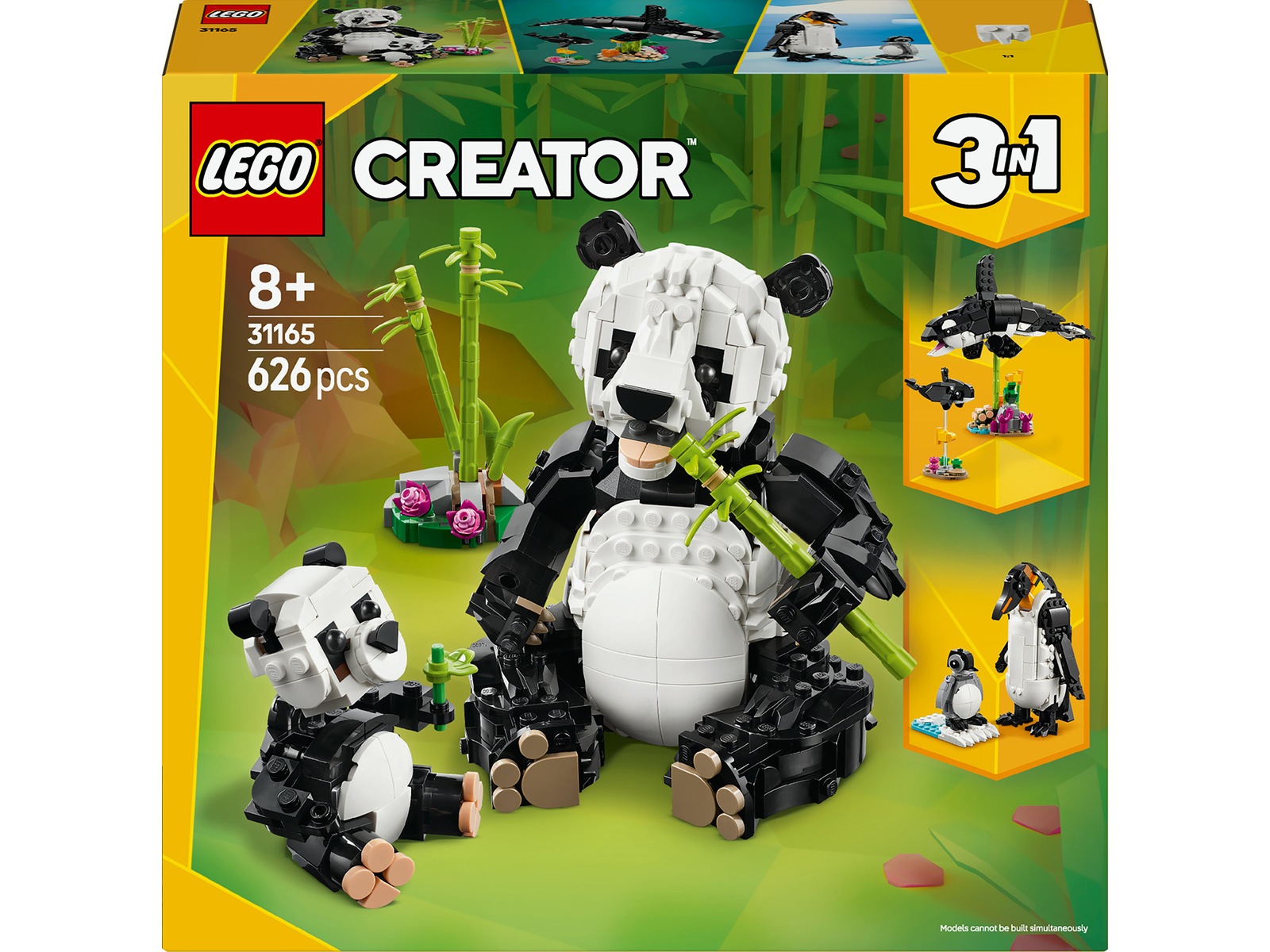 LEGO Creator vilda djur: pandafamilj 31165 LEGO