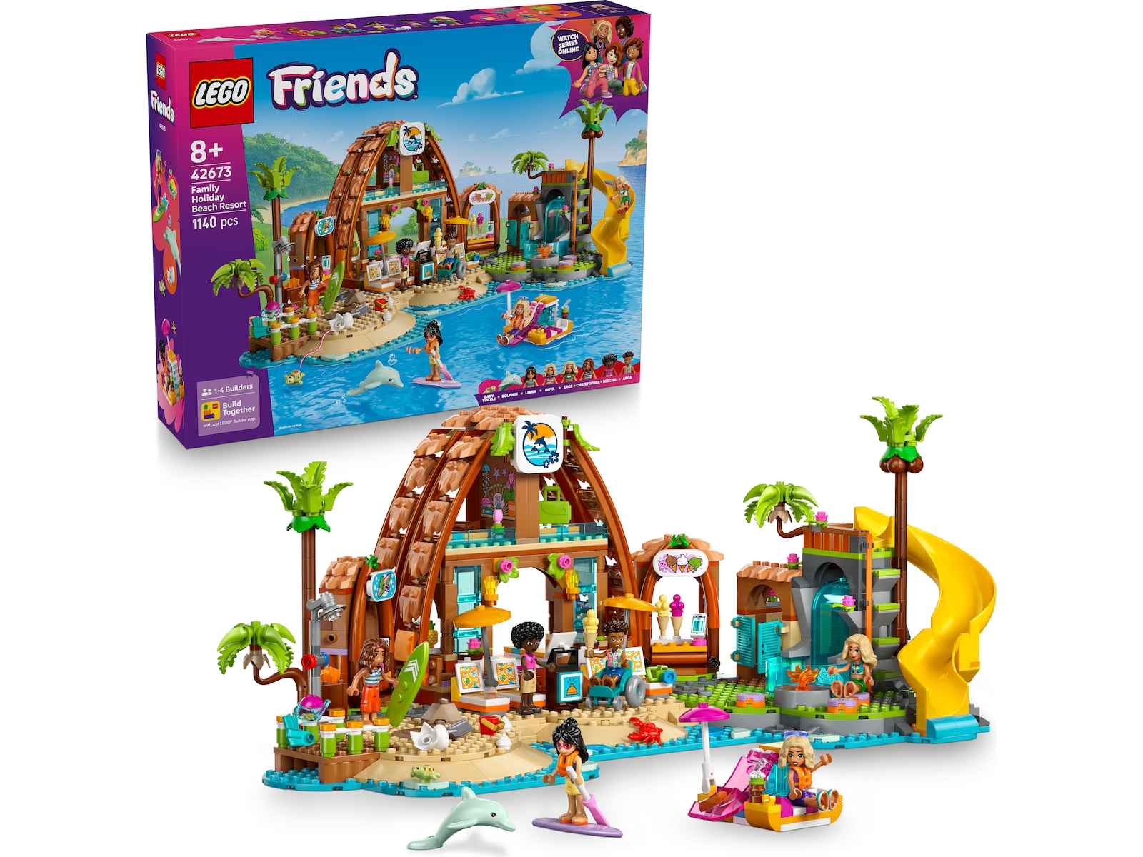 LEGO Friends familjesemester på strandresort 42673 LEGO