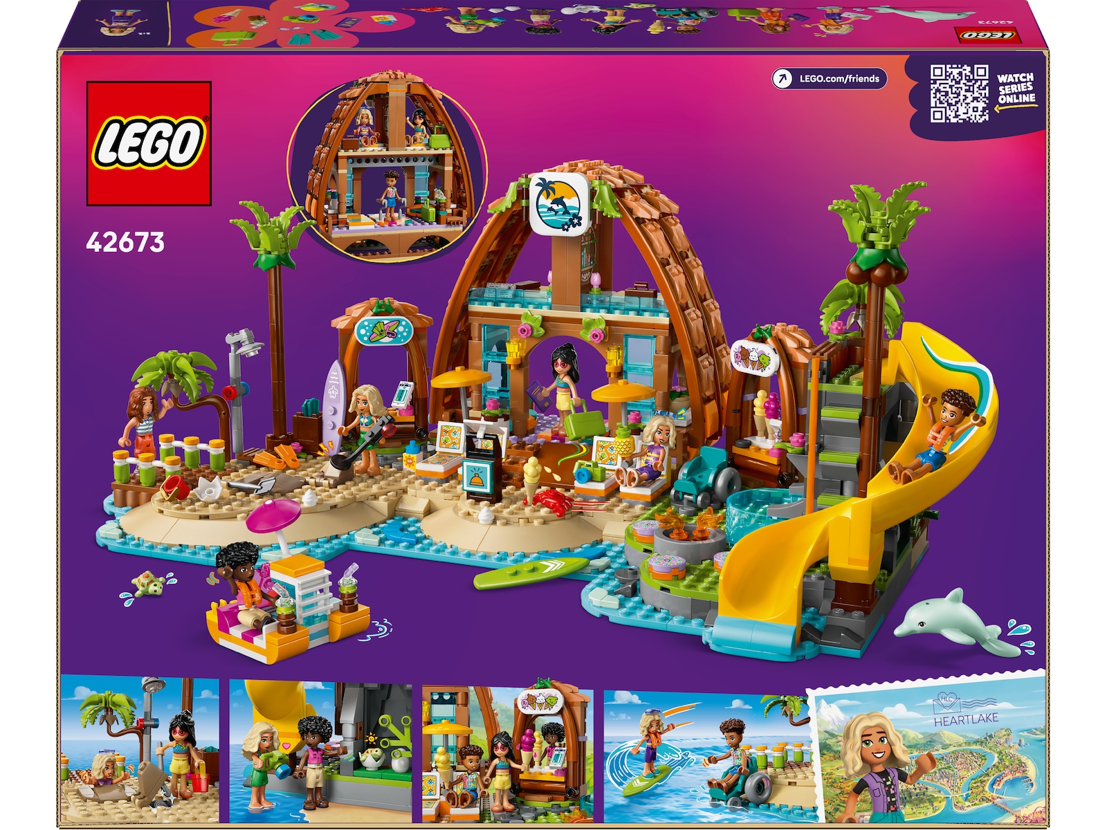 LEGO Friends familjesemester på strandresort 42673 LEGO