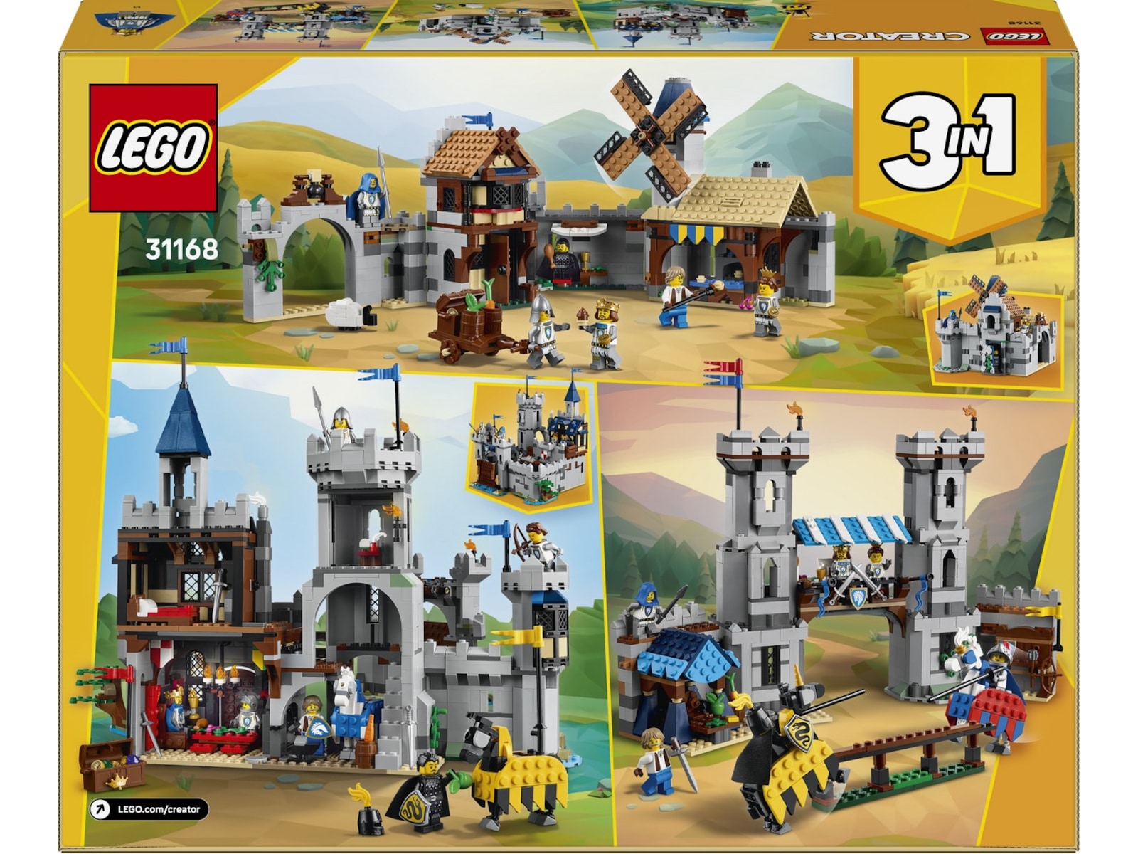 LEGO Creator medeltida riddarslott 31168 LEGO