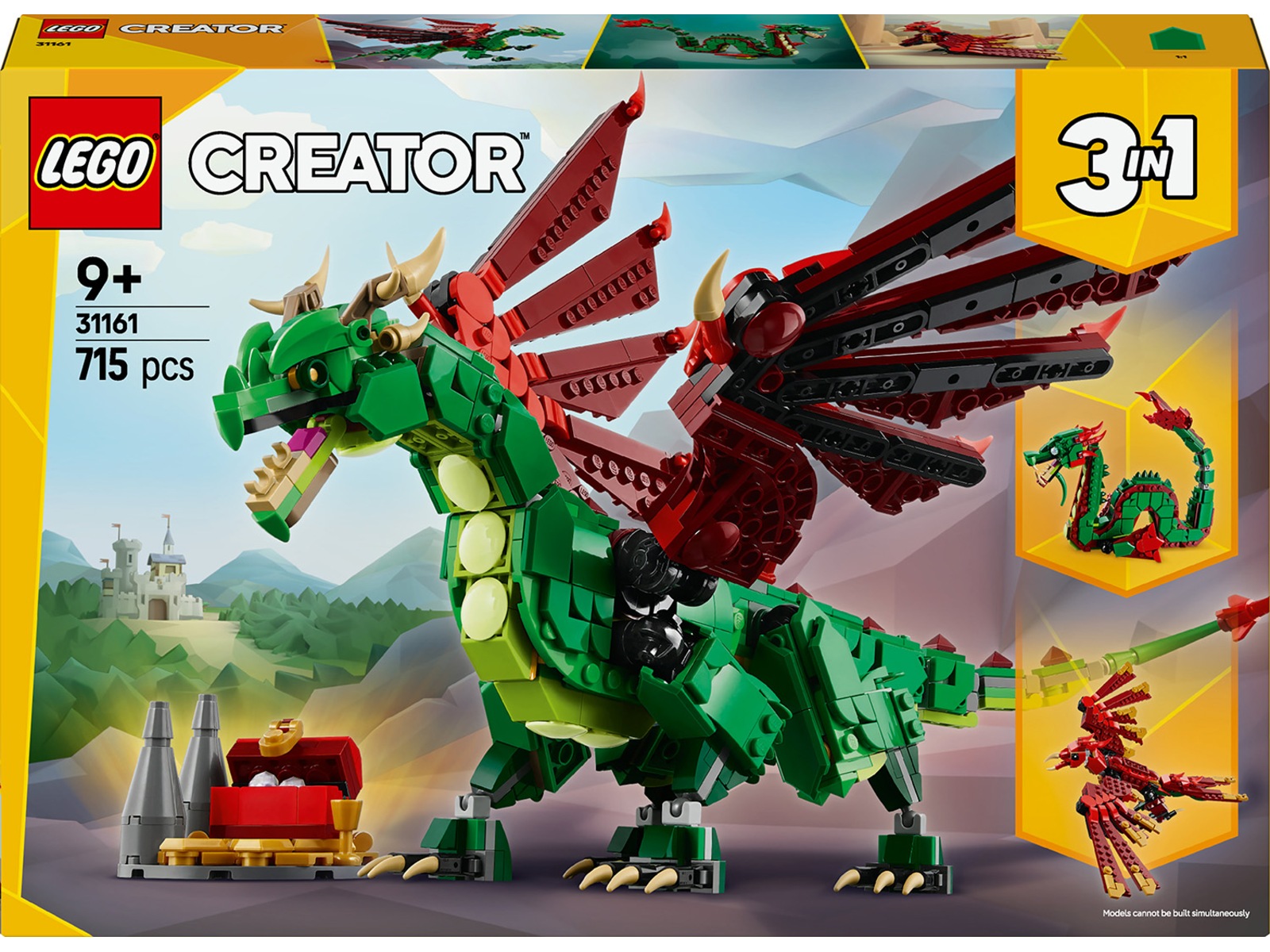 LEGO Creator medeltida drake 31161 LEGO
