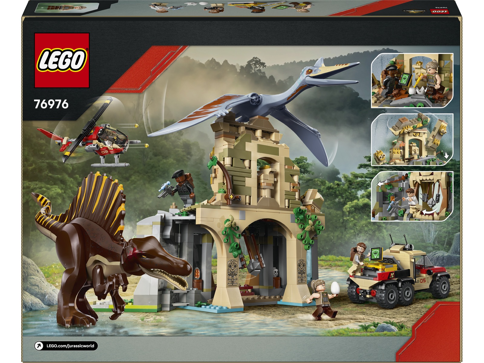 LEGO Jurassic World helikopteruppdr. spinosaurus/quetzalcoatlus 76976 LEGO