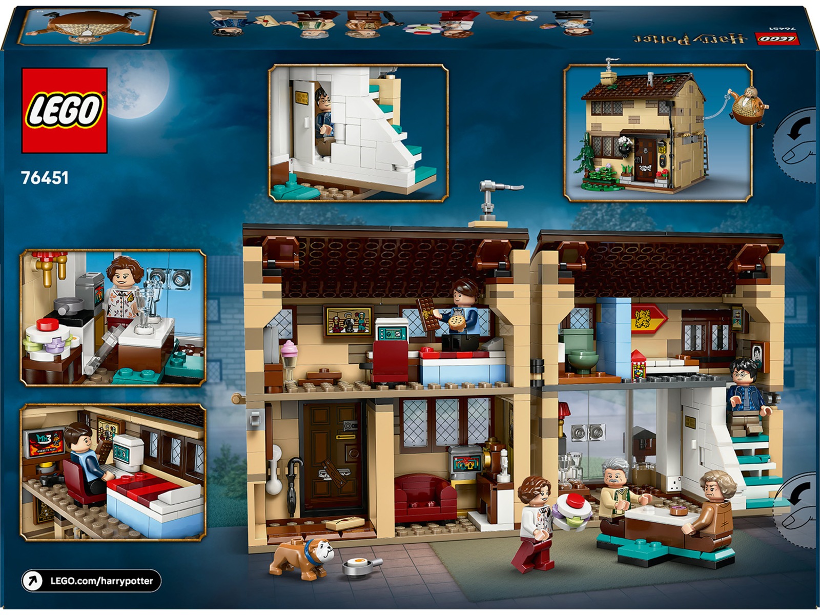 LEGO Harry Potter Privet Drive: tant Marges besök 76451 LEGO