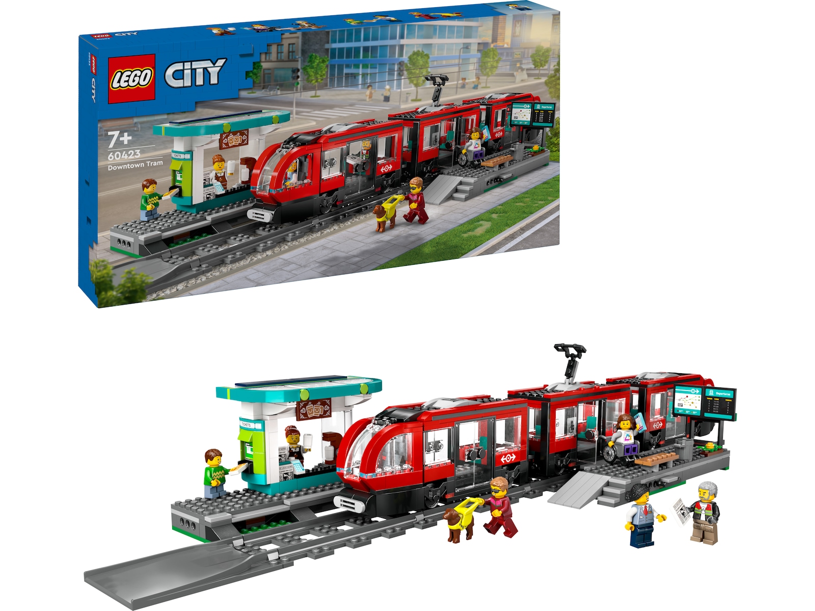 LEGO City spårvagn och station 60423 LEGO
