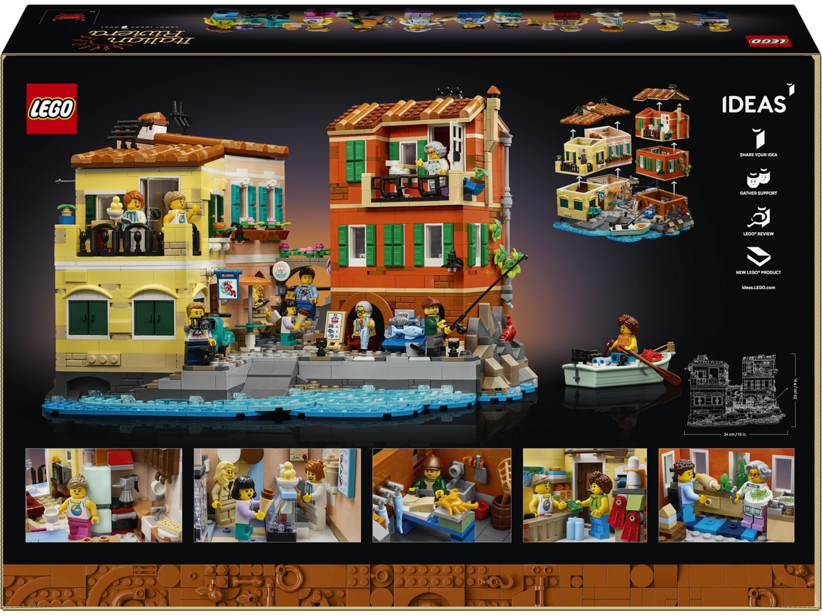 LEGO Ideas den italienska rivieran 21359 LEGO