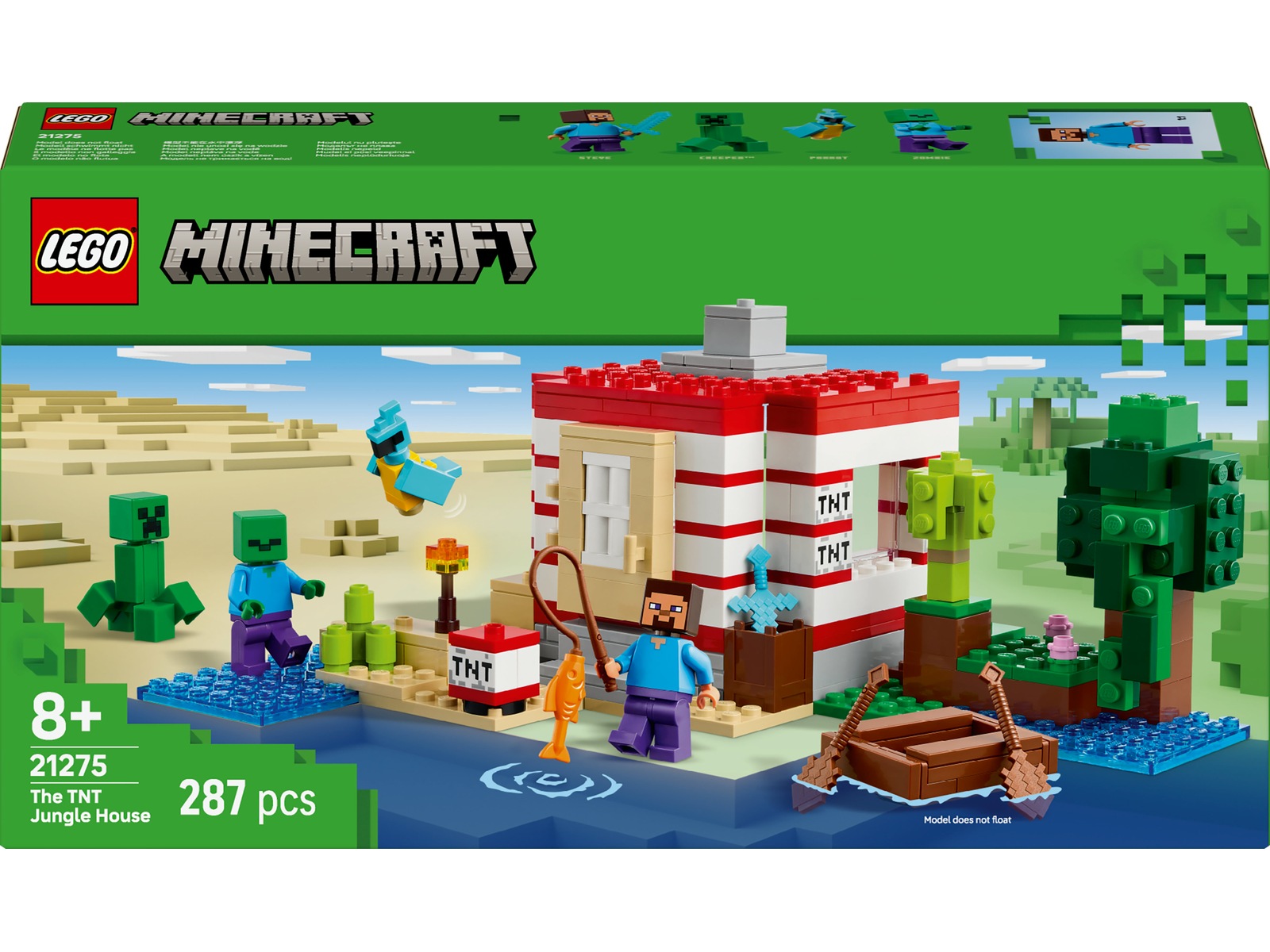 LEGO Minecraft dynamithuset i djungeln 21275 LEGO
