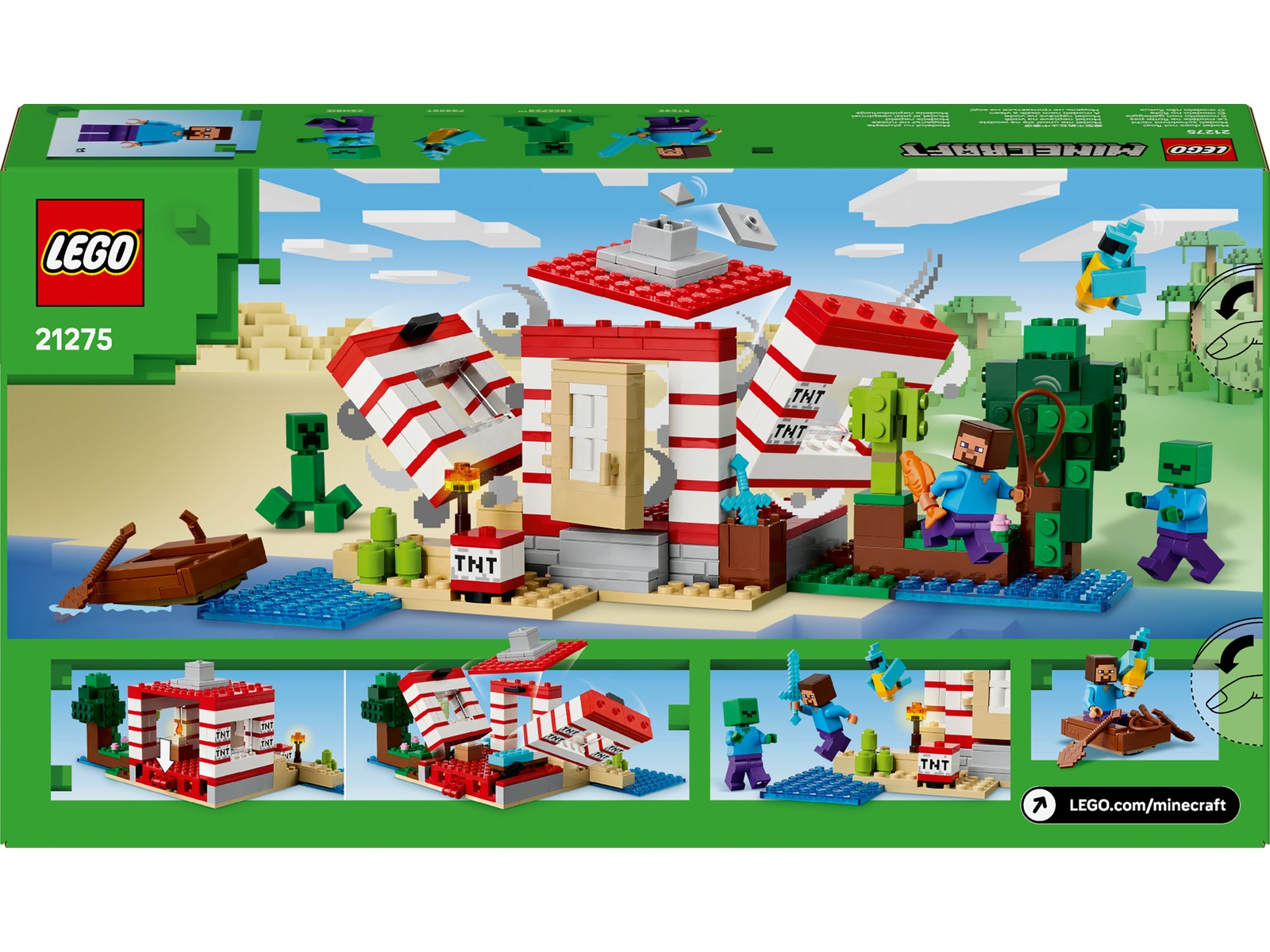 LEGO Minecraft dynamithuset i djungeln 21275 LEGO