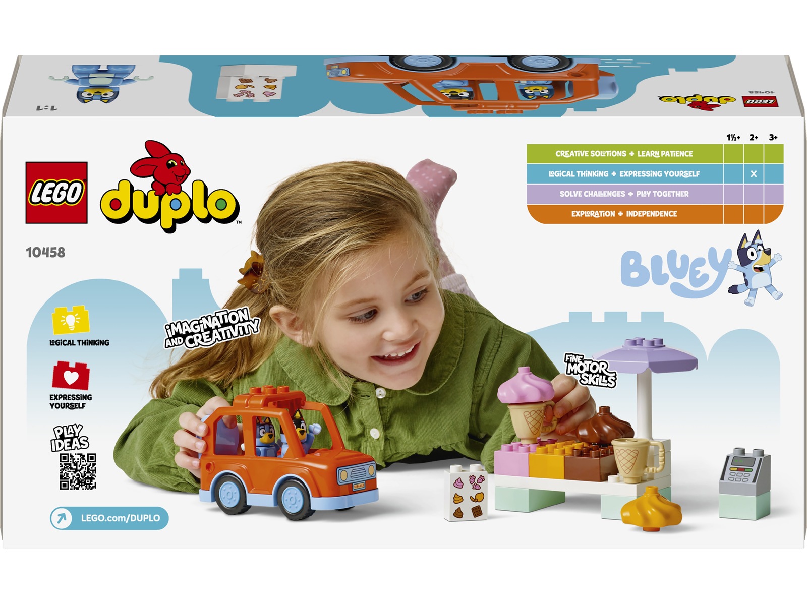 LEGO DUPLO Bluey glassutflykt med Bluey 10458 LEGO