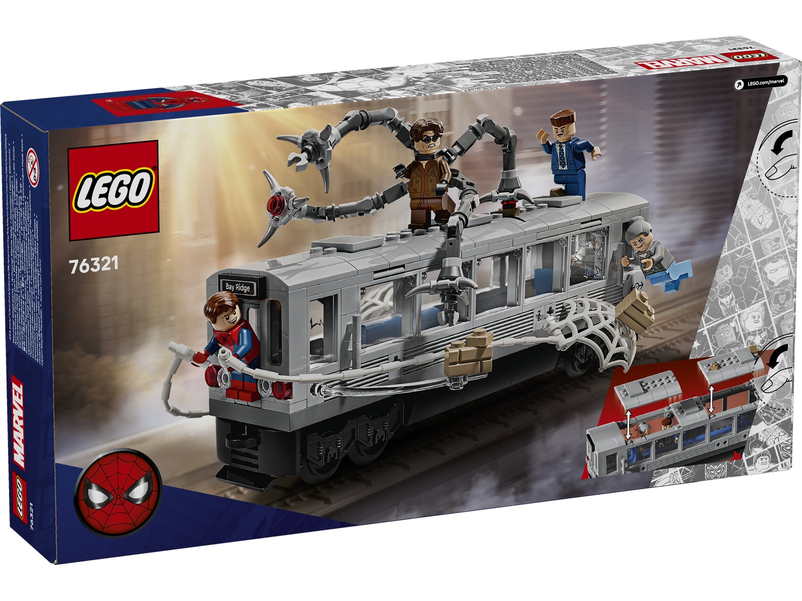 LEGO Super Heroes Spider-Man mot Doc Ock: tunnelbanescenen 76321 LEGO