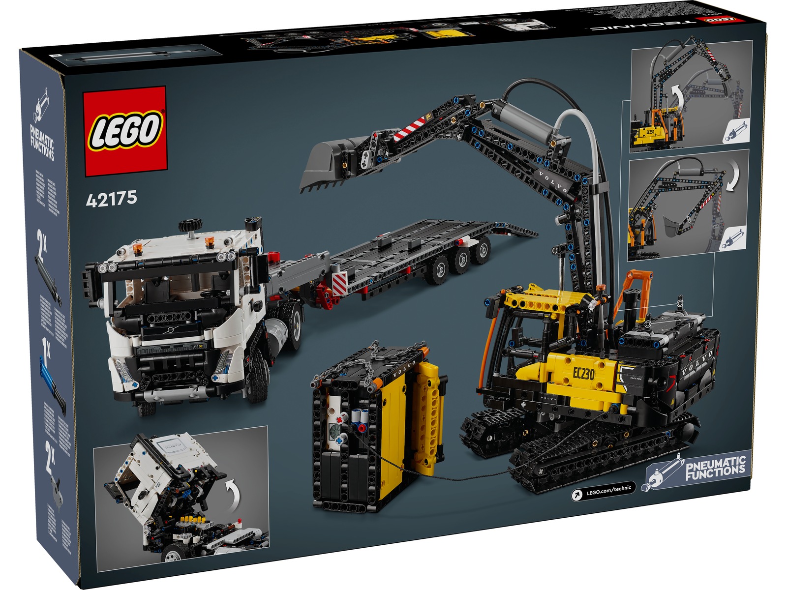 LEGO Technic Volvo FMX lastbil & EC230 elektrisk grävmaskin 42175 LEGO