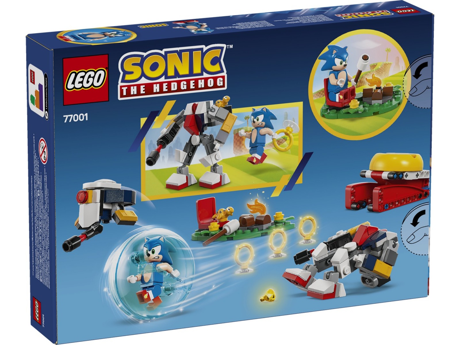 LEGO Sonic Sonics lägereldsuppgörelse 77001 LEGO