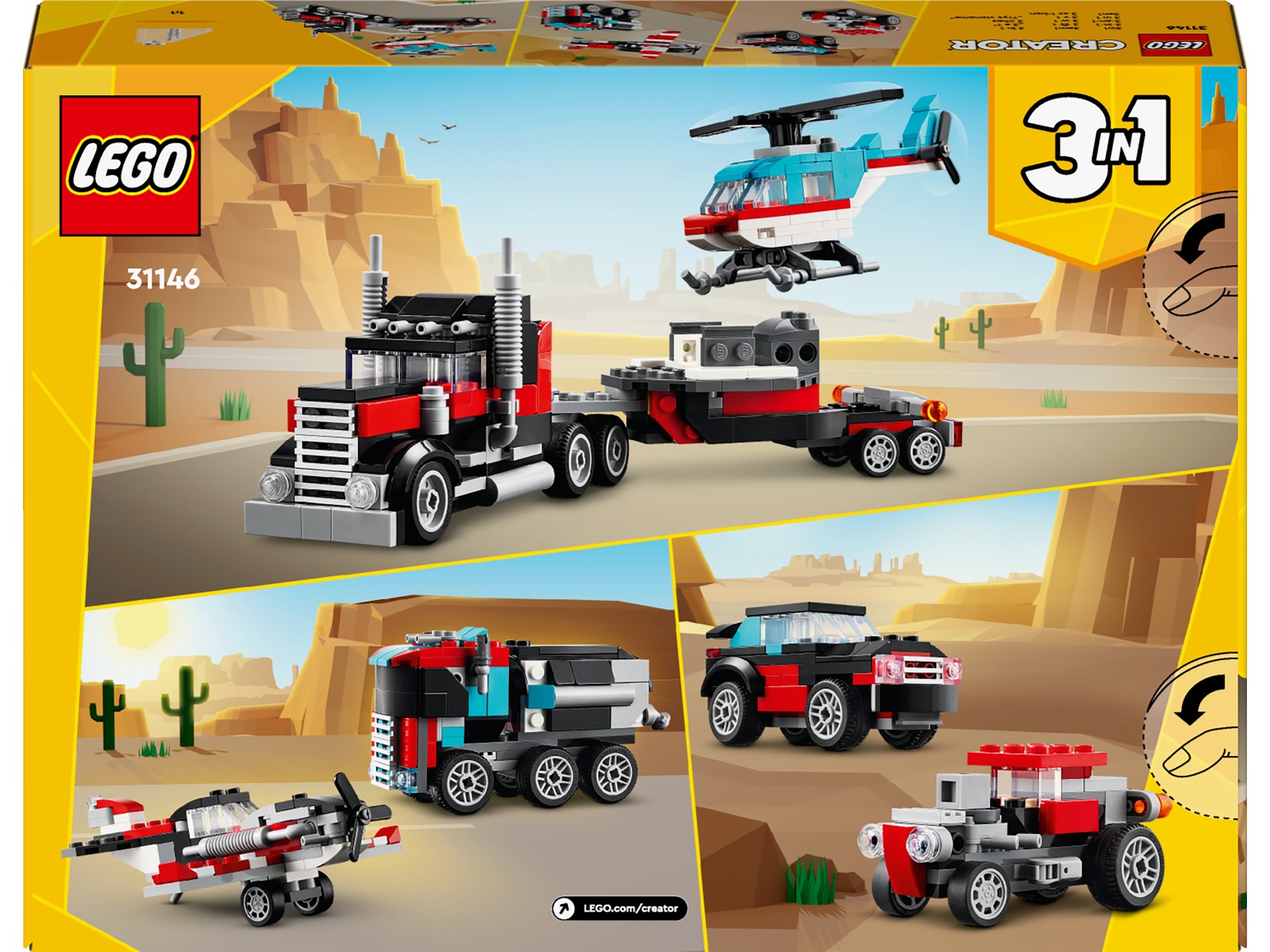 LEGO Creator 31146 flakbil med helikopter LEGO
