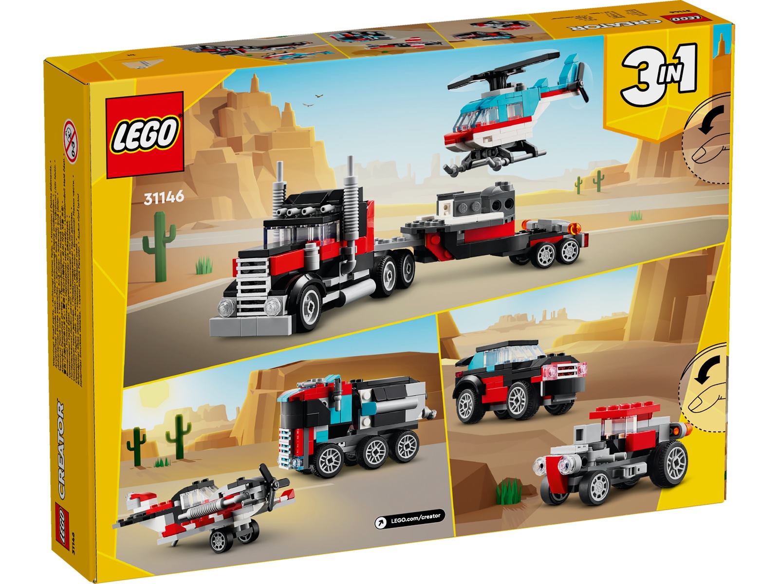 LEGO Creator 31146 flakbil med helikopter LEGO