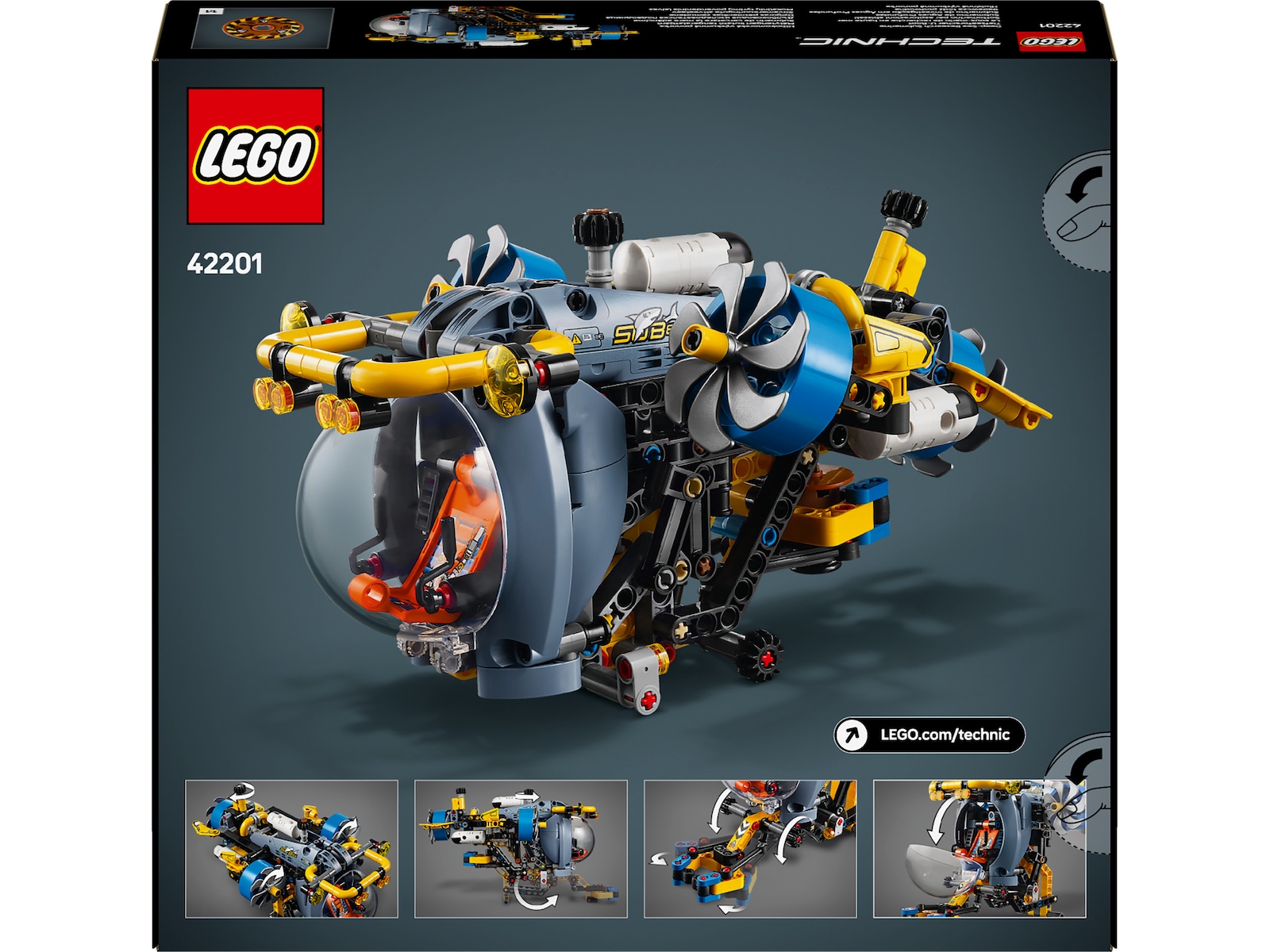 LEGO Technic ubåt för djuphavsforskning 42201 LEGO