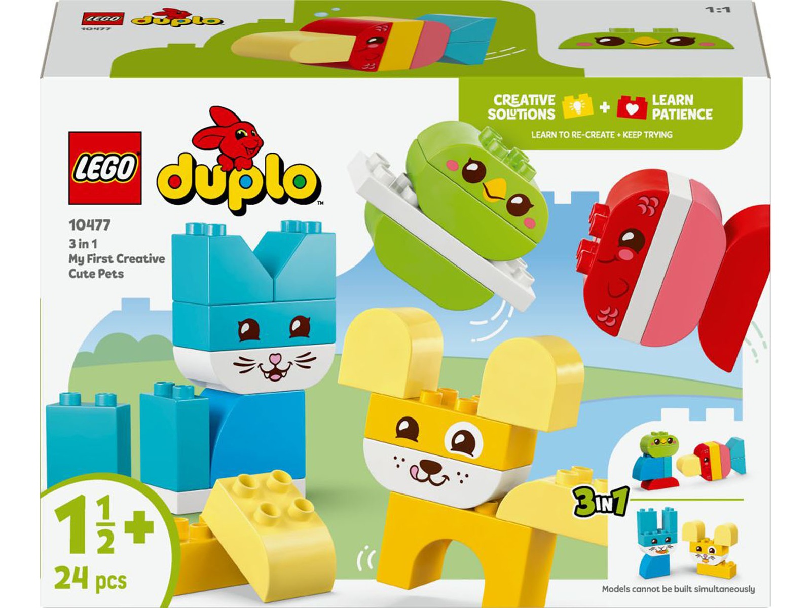 LEGO DUPLO My First 3 i 1 kreativa söta husdjur 10477 LEGO