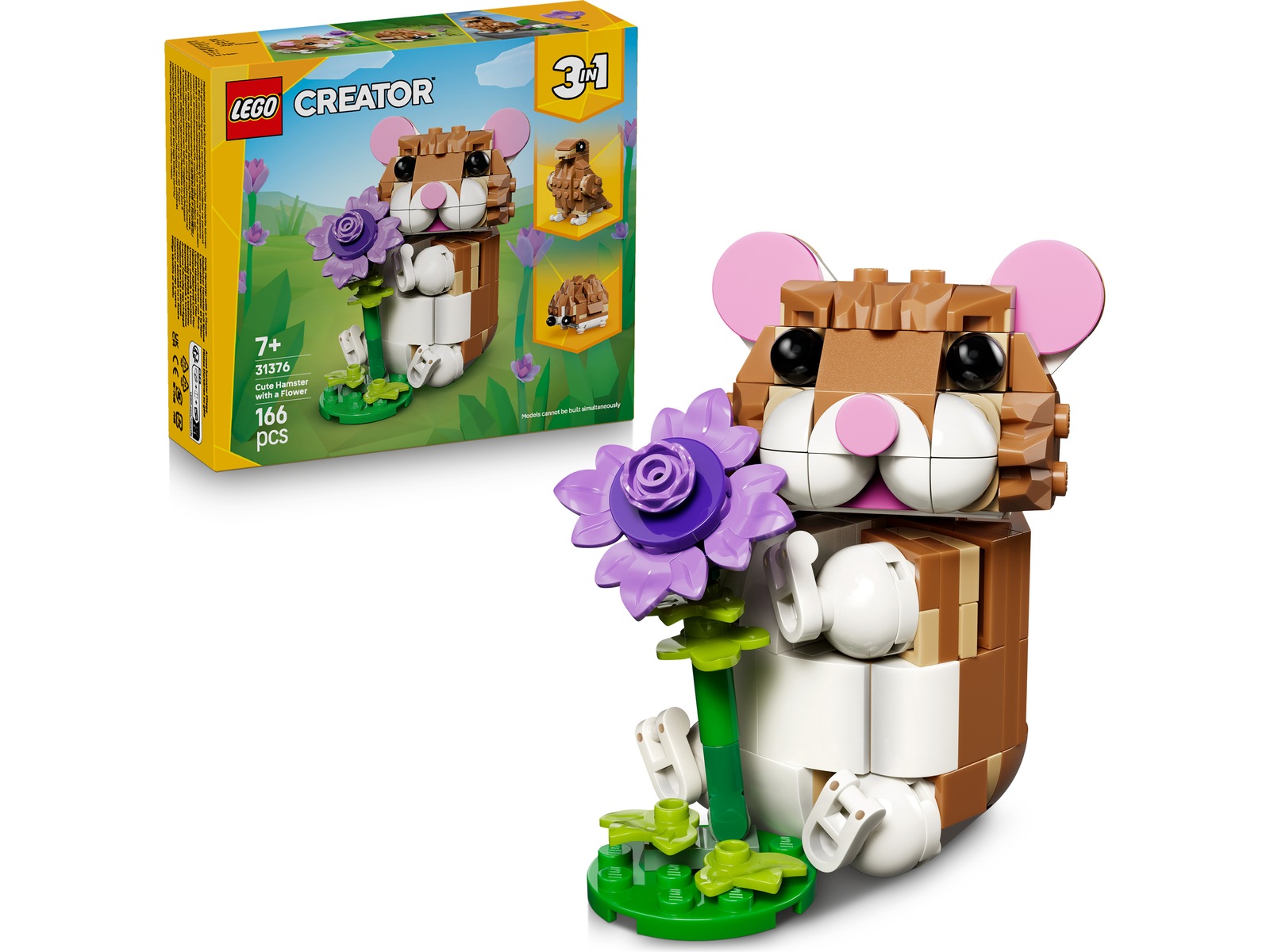 LEGO Creator söt hamster med blomma 31376 LEGO