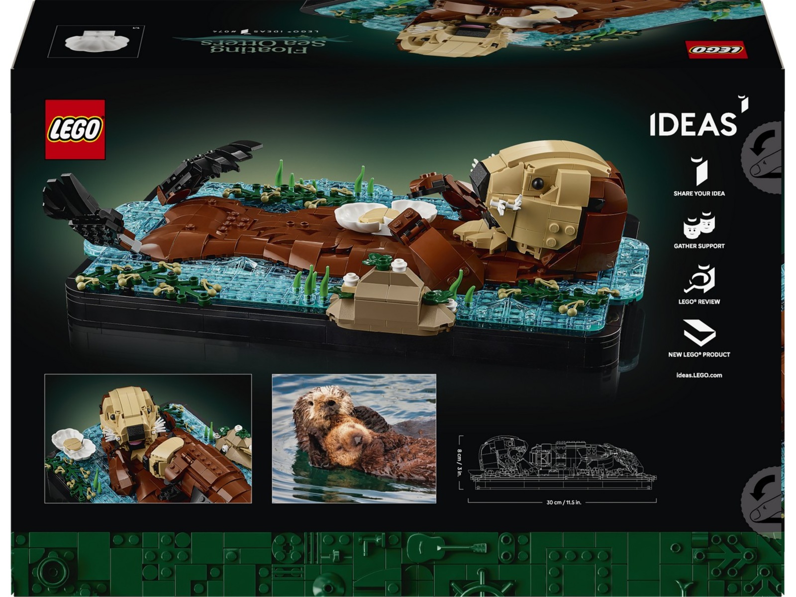 LEGO Ideas Flytande havsuttrar 21366 LEGO