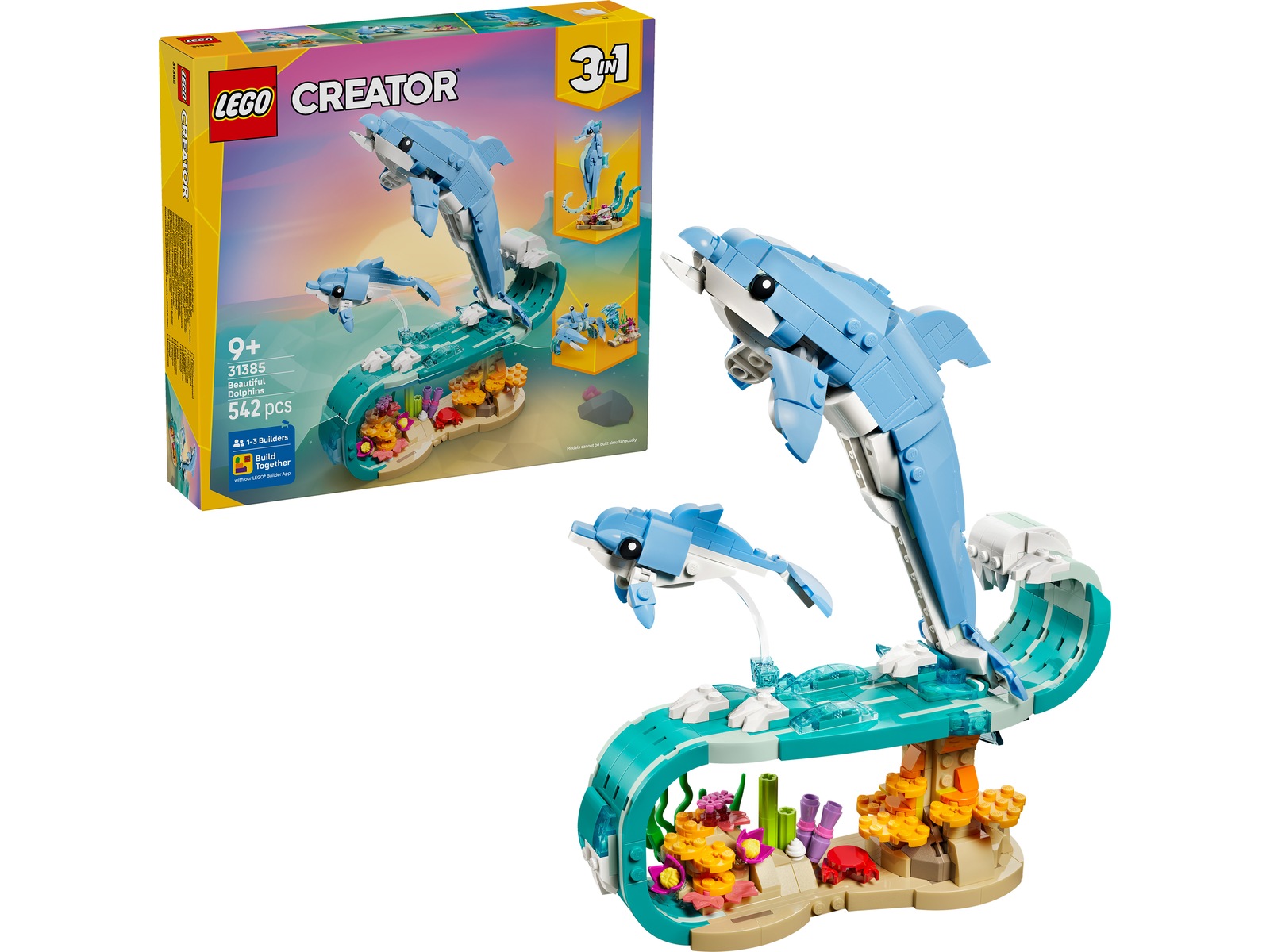 LEGO Creator havsdjur: vackra delfiner 31385 LEGO